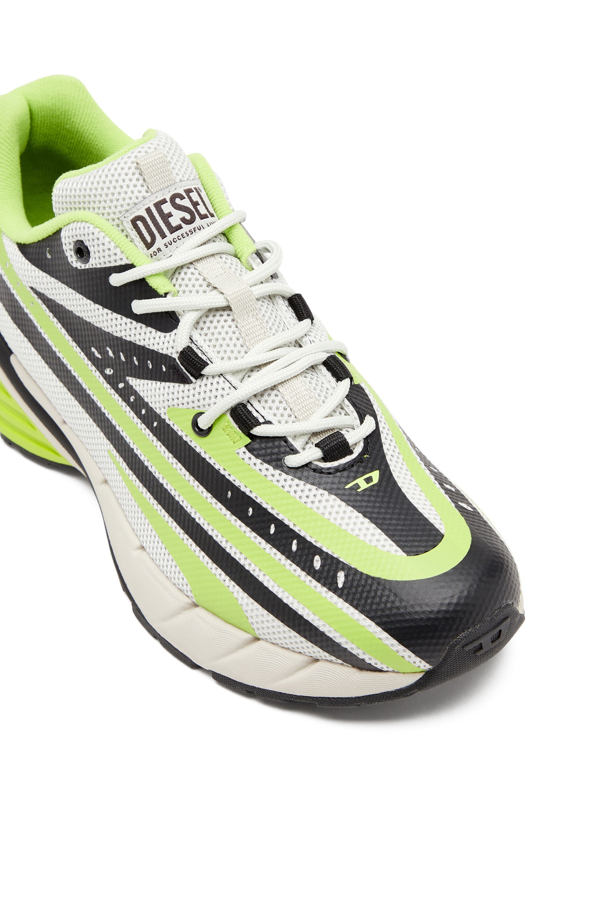 Diesel - D-AIRSPEED LOW, Herren D-Airspeed Low-Gestreifte Sneakers aus beschichtetem Mesh in Bunt - Image 7