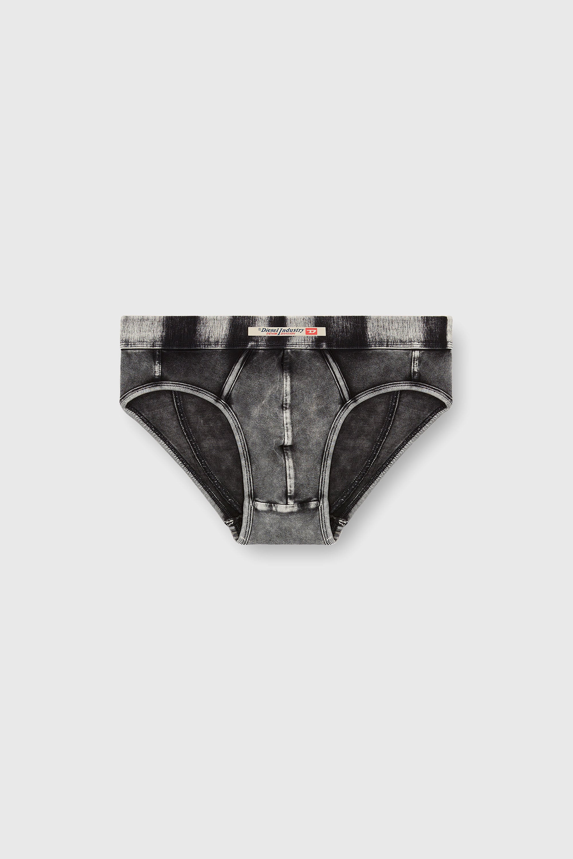 Diesel - ANDRE-DNM, Herren Briefs mit Denim-Effekt in Schwarz - 2