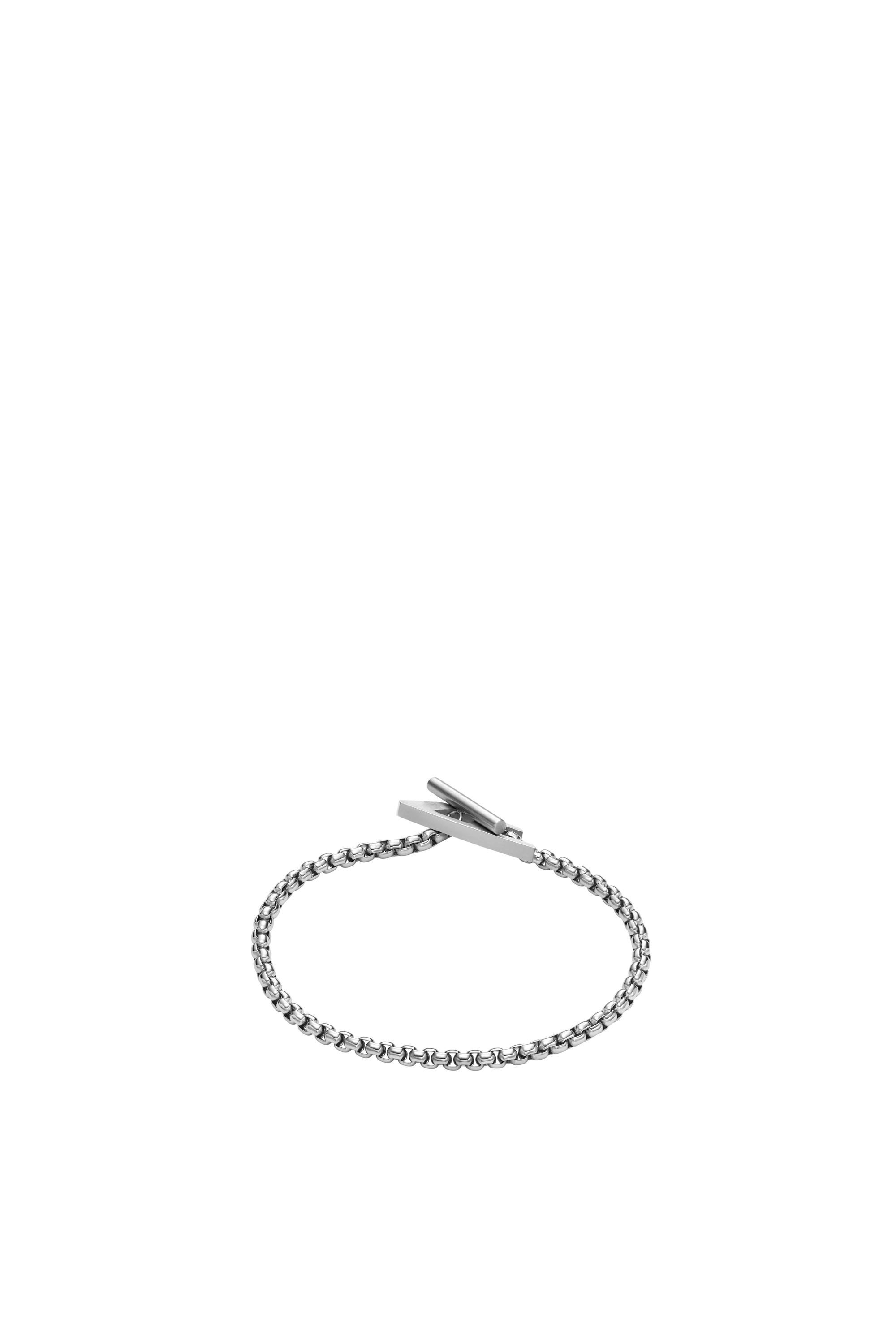 Diesel - DX1476, Unisex Stainless steel chain bracelet in Silver - Image 2
