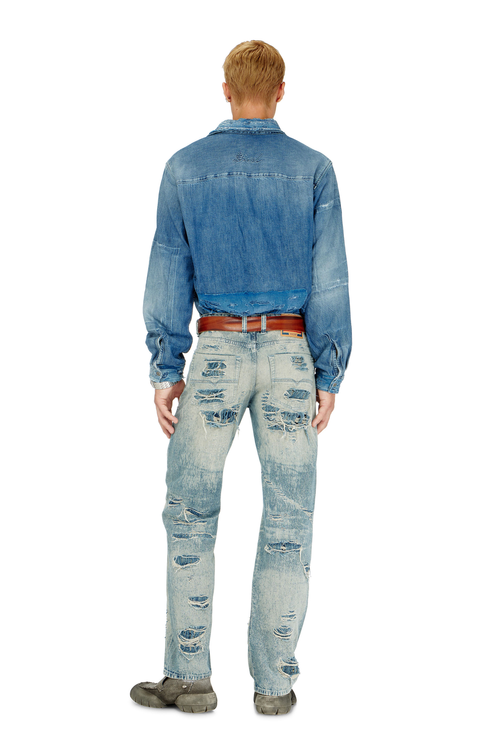 Diesel - Herren Relaxed Jeans 1980 D-Eeper 068YM, Mittelblau - 3