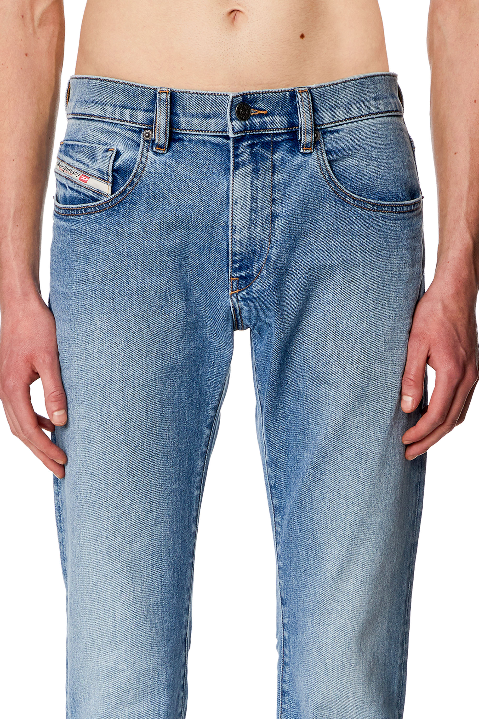 Diesel - Slim Jeans 2019 D-Strukt 0CLAF, Hellblau - Image 4