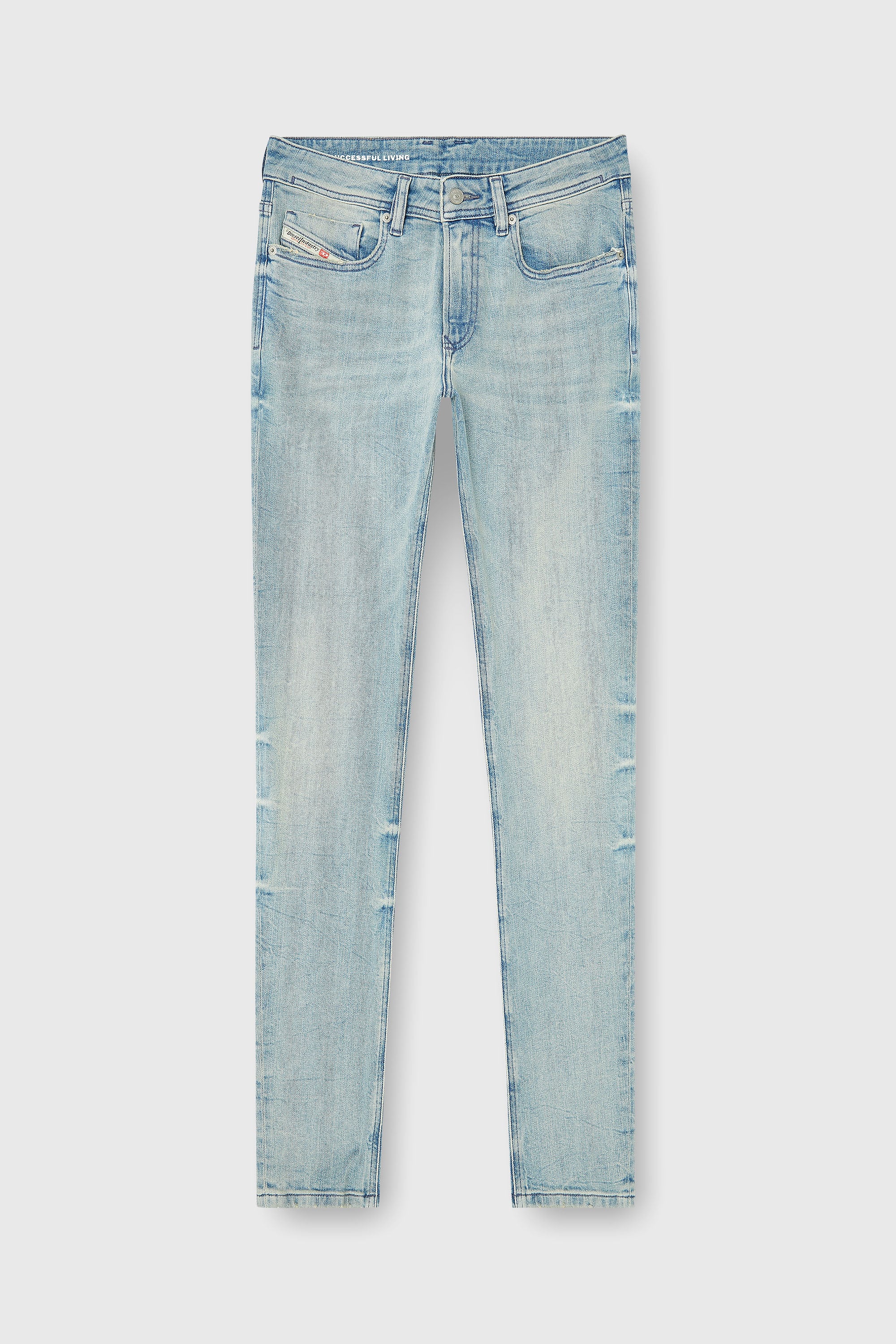 Diesel - Herren Skinny Jeans 1979 Sleenker 0KBBF, Hellblau - 2