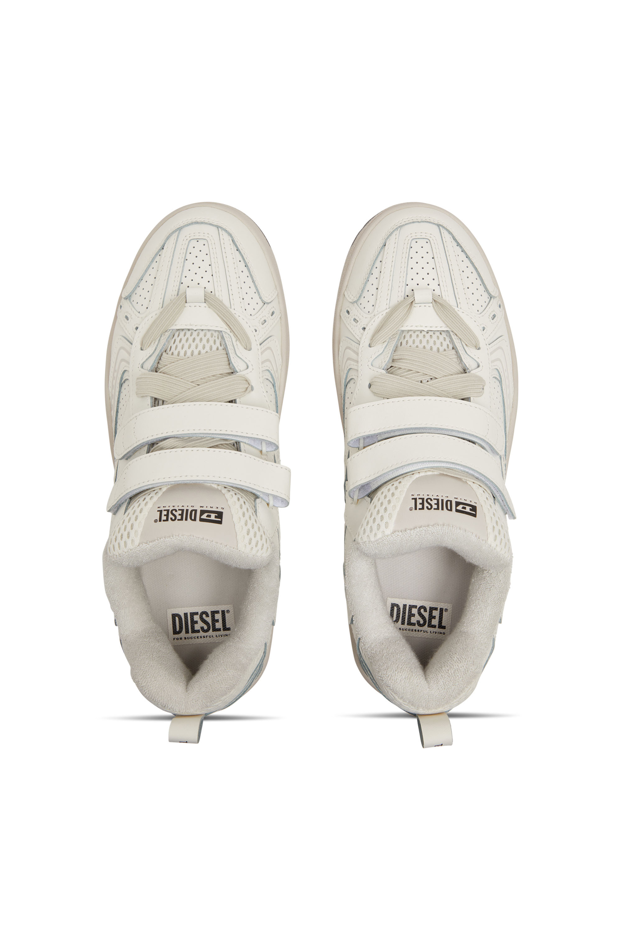Diesel - S-UKIYO SKT, Herren S-Ukiyo-Monochrome Sneakers mit Riemen in Weiss - Image 5