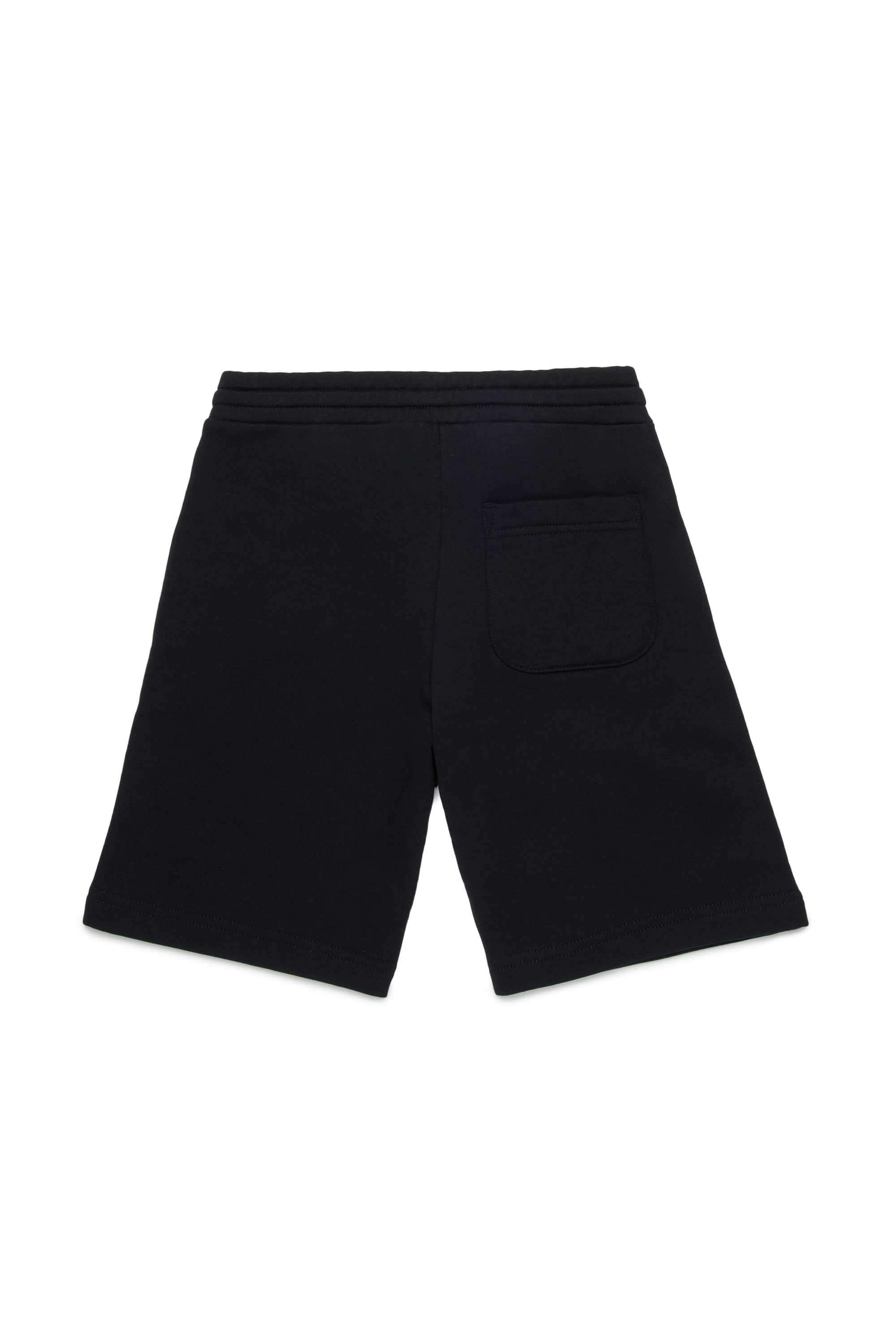 Diesel - PMACISHORT, Herren Sweatshorts mit Oval D mit Metall-Effekt in Schwarz - 2