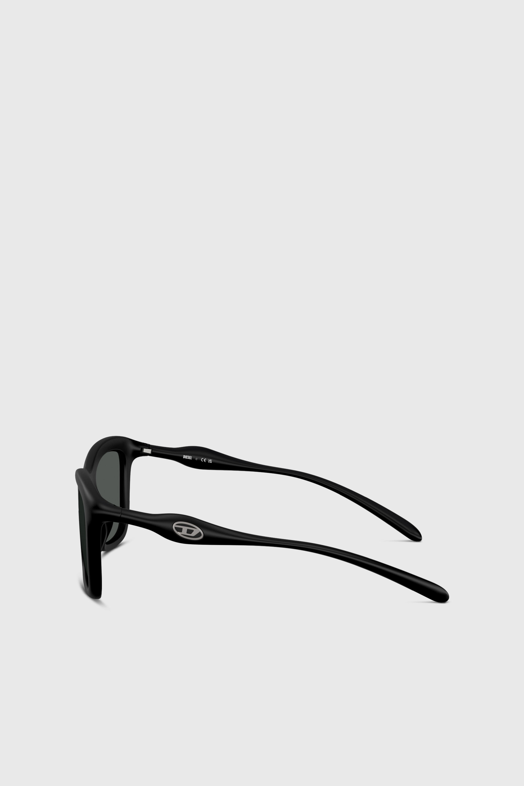 Diesel - 0DL3008U, Unisex Eckige Sonnenbrille in Schwarz - 2