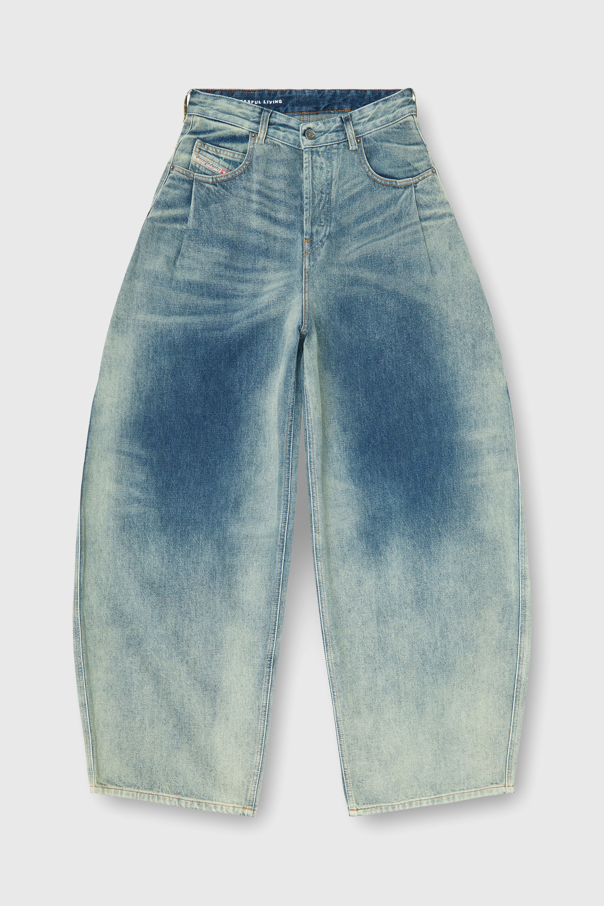 Diesel - Damen Relaxed Jeans 1987 D-Khelz 007EF, Mittelblau - 2