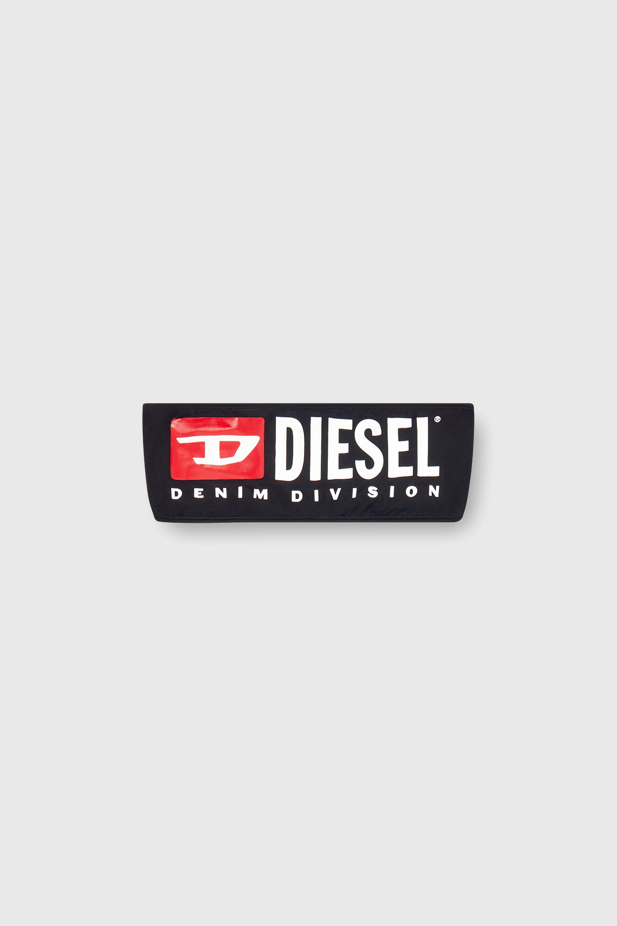 Diesel - BFB-BRYNA, Damen Bandeau-Bikini-Top mit Maxi-Logo in Schwarz - 2