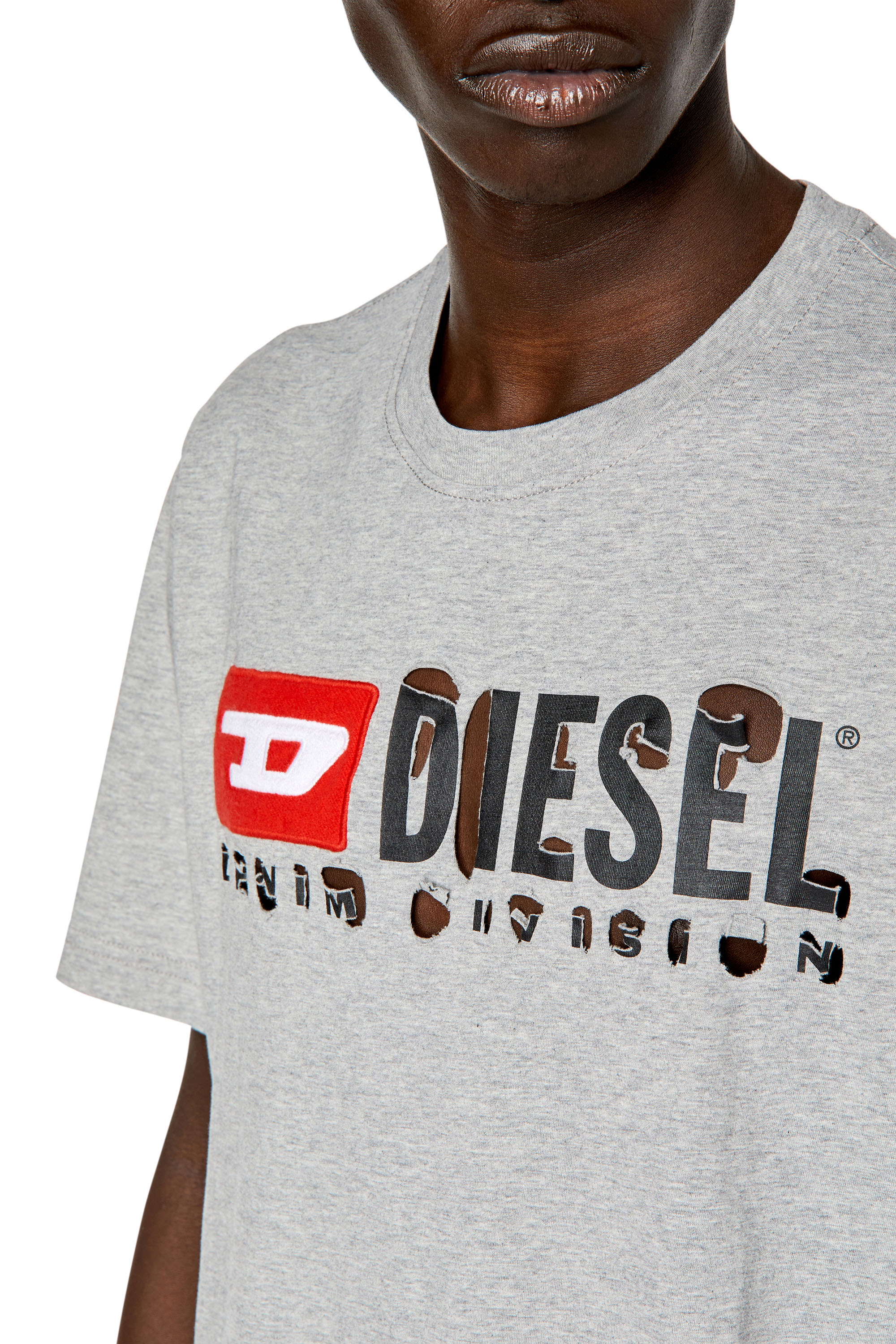 Diesel - T-JUST-DIVSTROYED, Hellgrau - Image 5