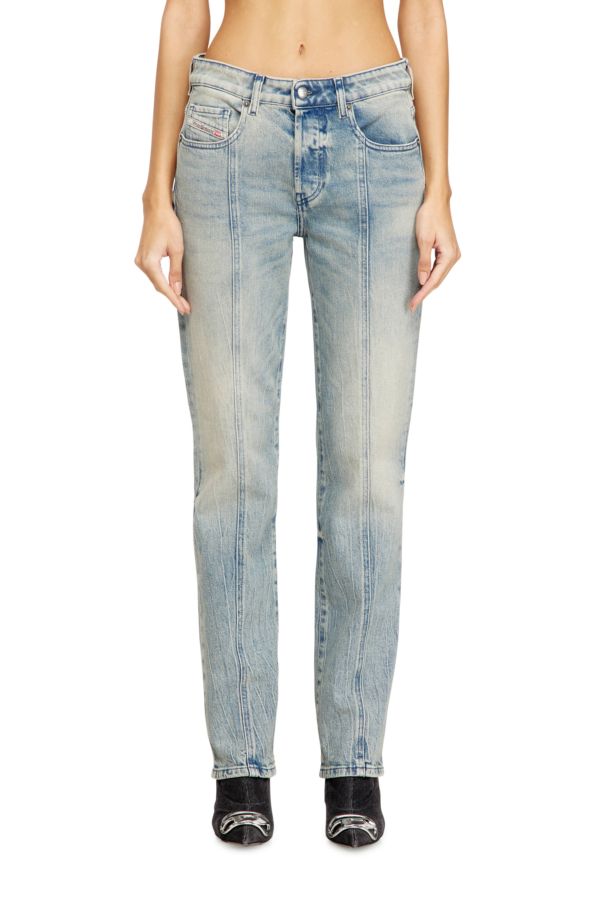 Diesel - Damen Regular Jeans 1989 D-Mine 09N55, Hellblau - 3