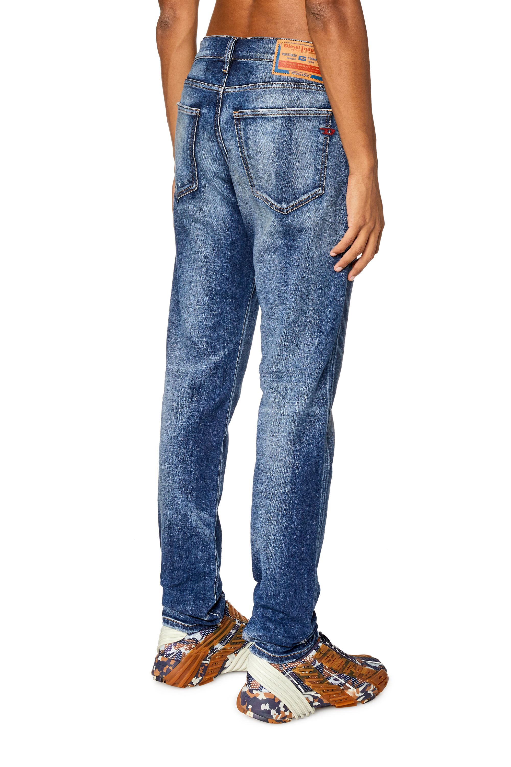 Diesel - Slim Jeans 2019 D-Strukt 09G89, Mittelblau - Image 2