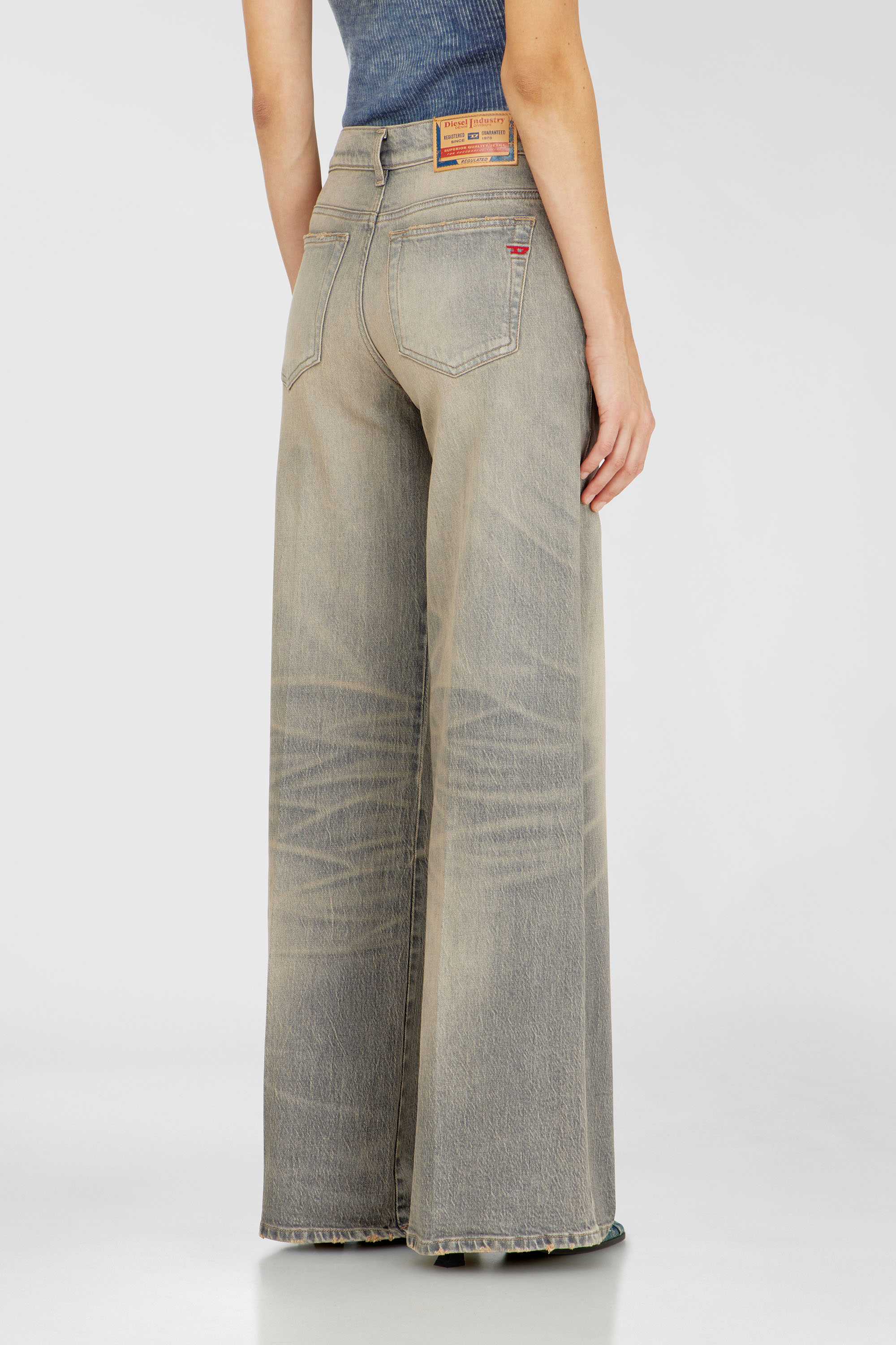 Diesel - Damen Flare Jeans 1978 D-Akemi 0LJDV, Grau - 5