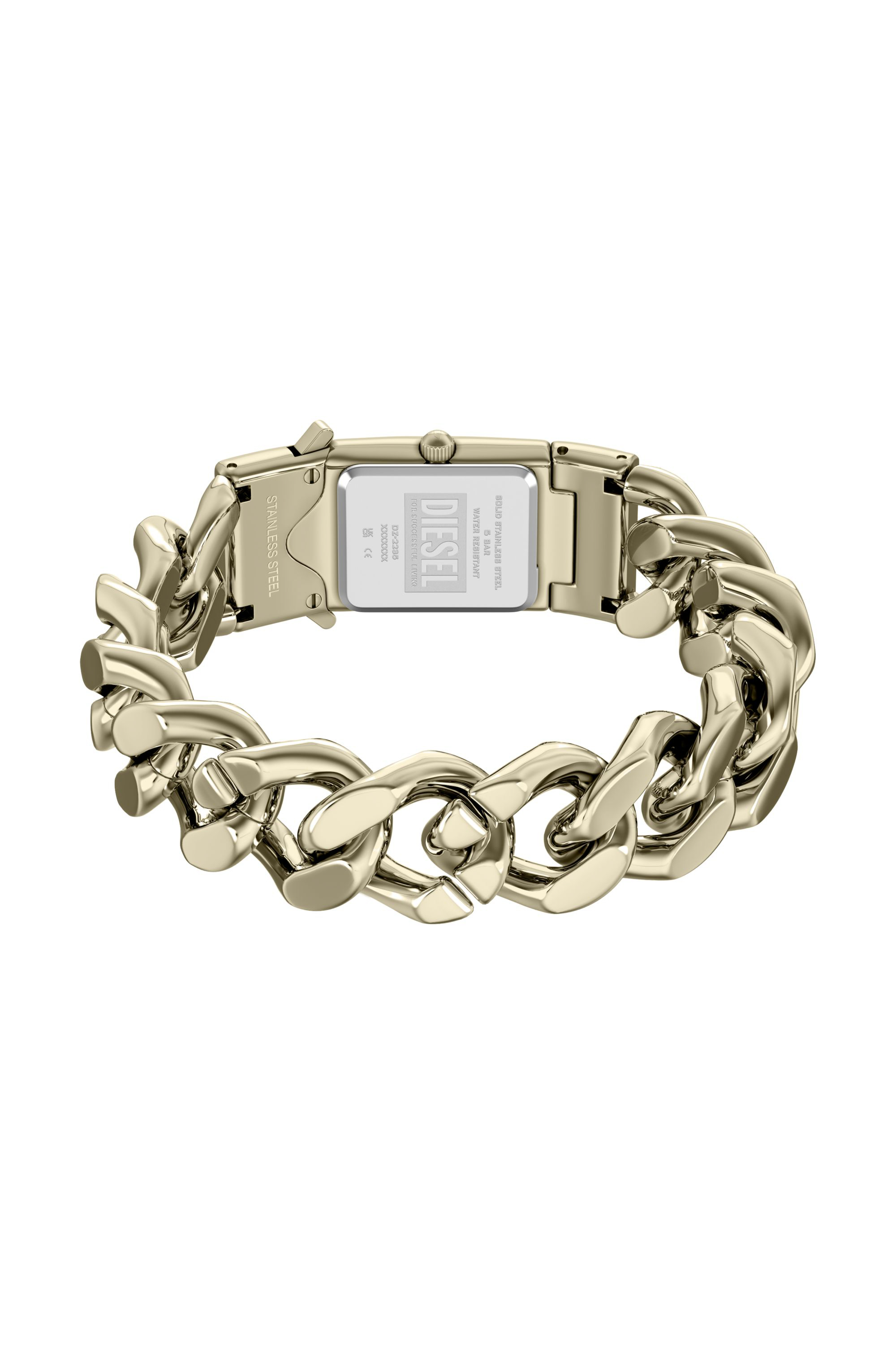 Diesel - DZ2235 WATCH, Herren Closer Drei aus goldfarbenem Edelstahl in Gold - 5