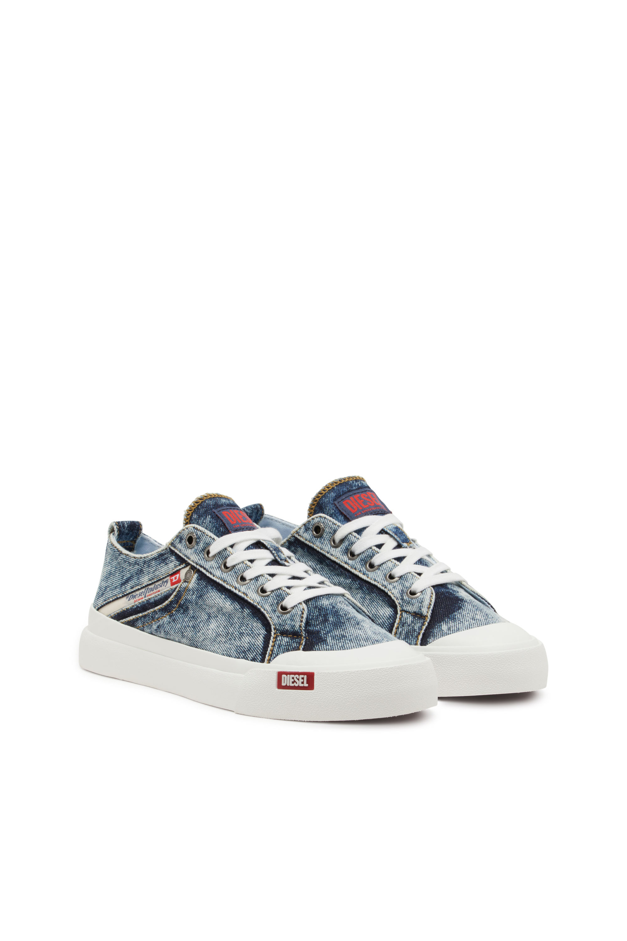 S-ATHOS NMD LOW W, Blau Diesel - S-ATHOS NMD LOW W, Damen S-Athos-Sneakers aus Denim mit Taschendetail in Blau - 2