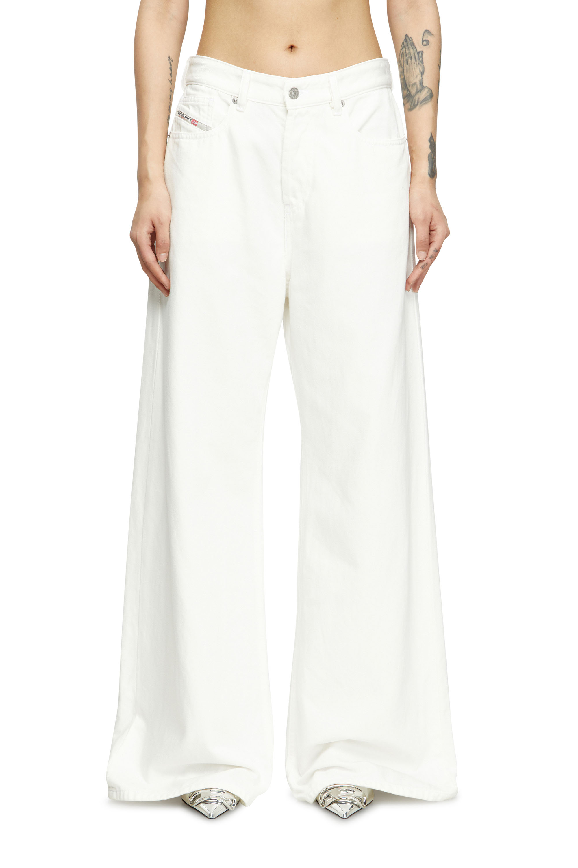 Diesel - Damen Relaxed Jeans 1996 D-Sire 09I41, Weiß - 2