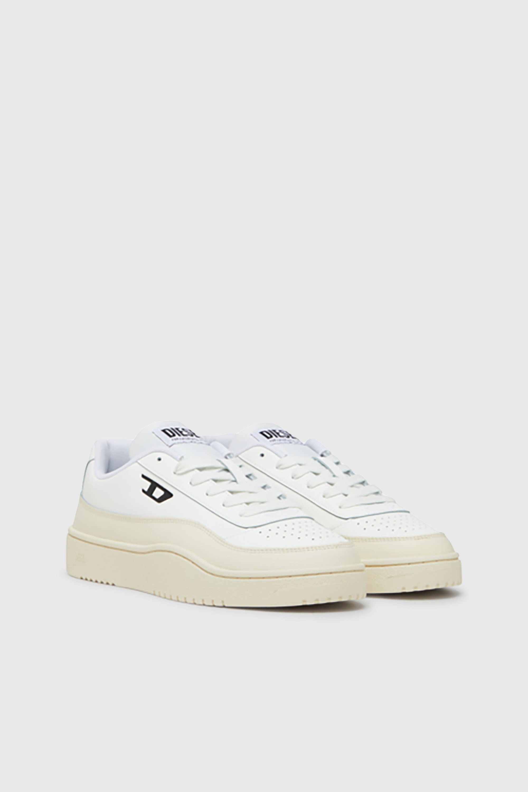 Diesel - S-TRACKER-D LOW, Herren S-Tracker-D-Low-Top-Sneakers in Weiss/Beige - 2