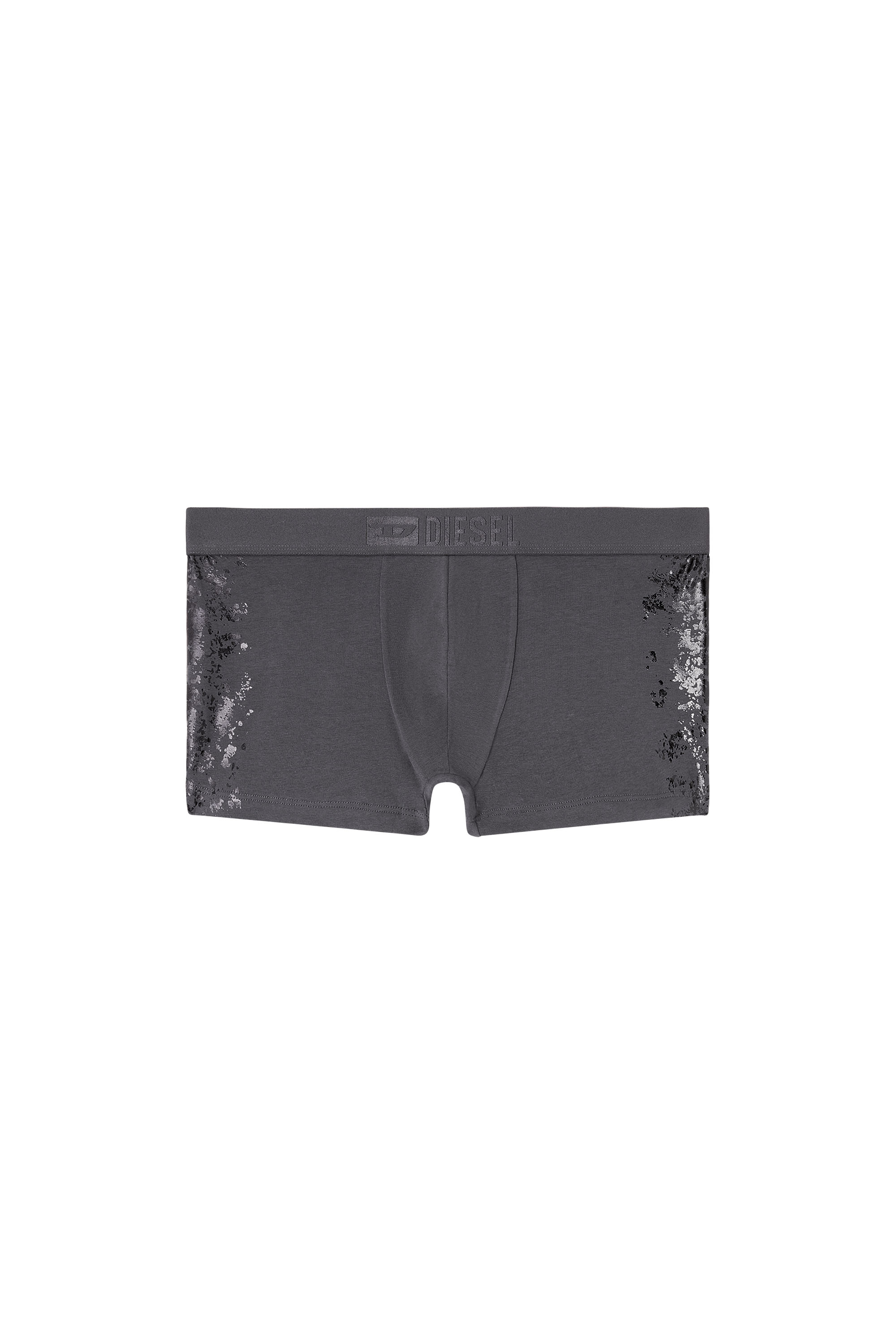 Diesel - DAMIEN-GFT, Herren Boxershorts aus Stretch-Baumwolle mit tonalem Print in Grau - 3