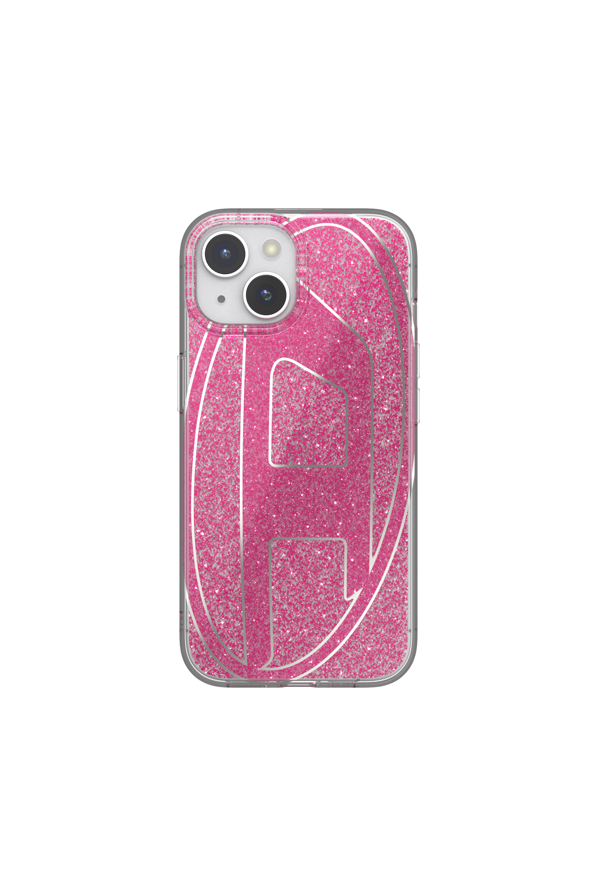 Diesel - 60035 AOP CASE, Unisex Glitter Case für iP 15 in Rosa - 2