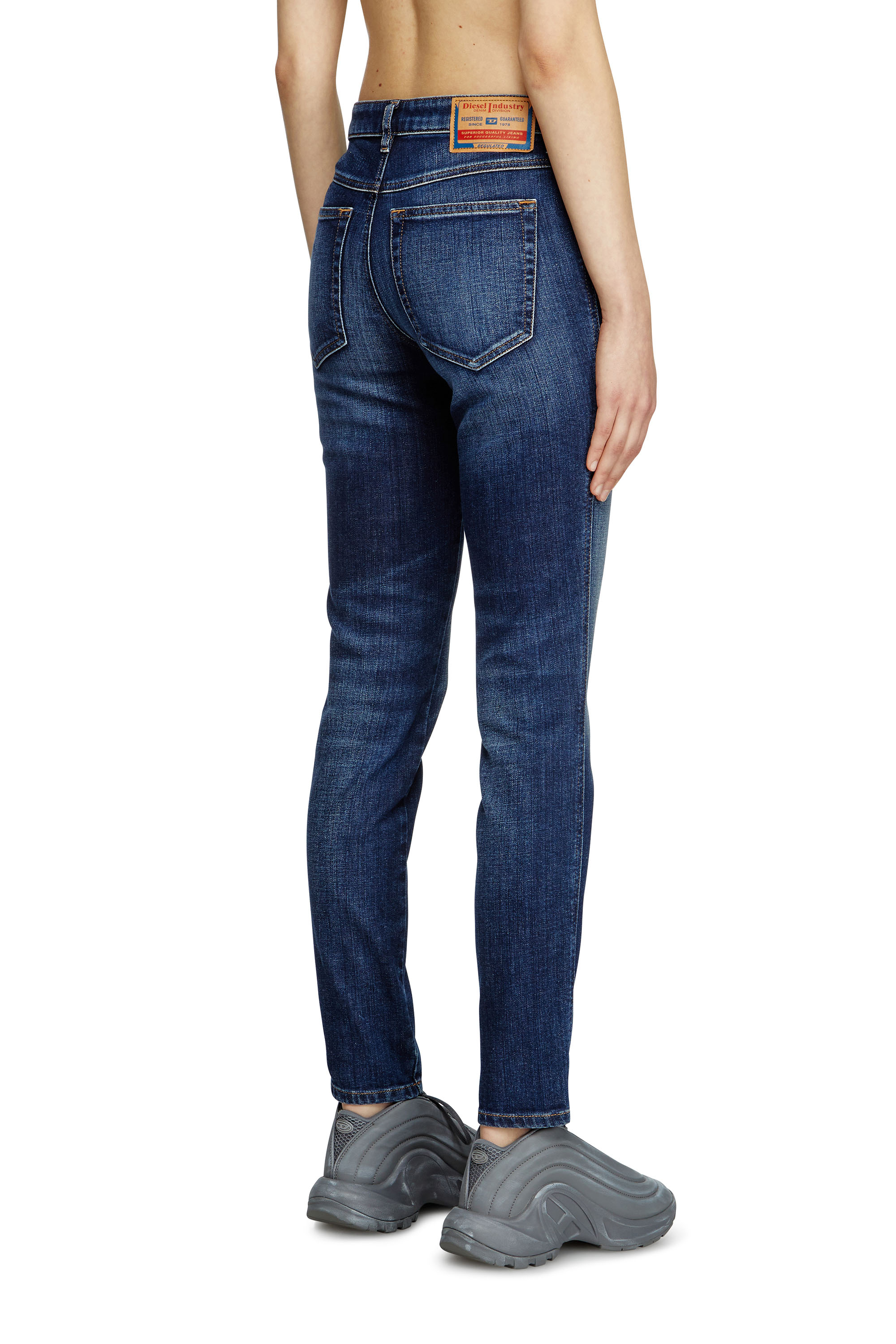 Diesel - Damen Skinny Jeans 2015 Babhila 09L03, Mittelblau - 4