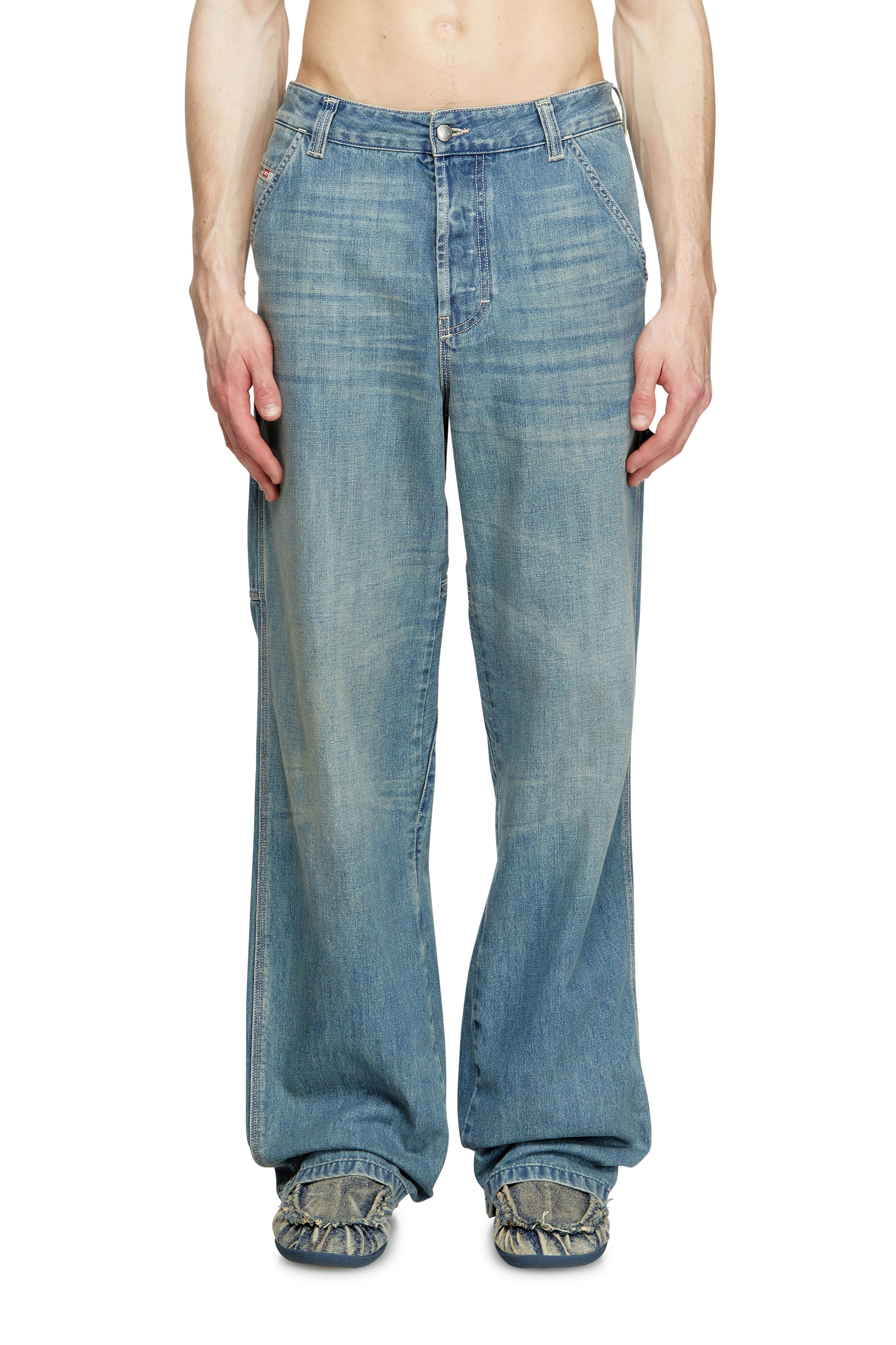 Diesel - Herren Relaxed Jeans D-Livery 068SK, Hellblau - 2
