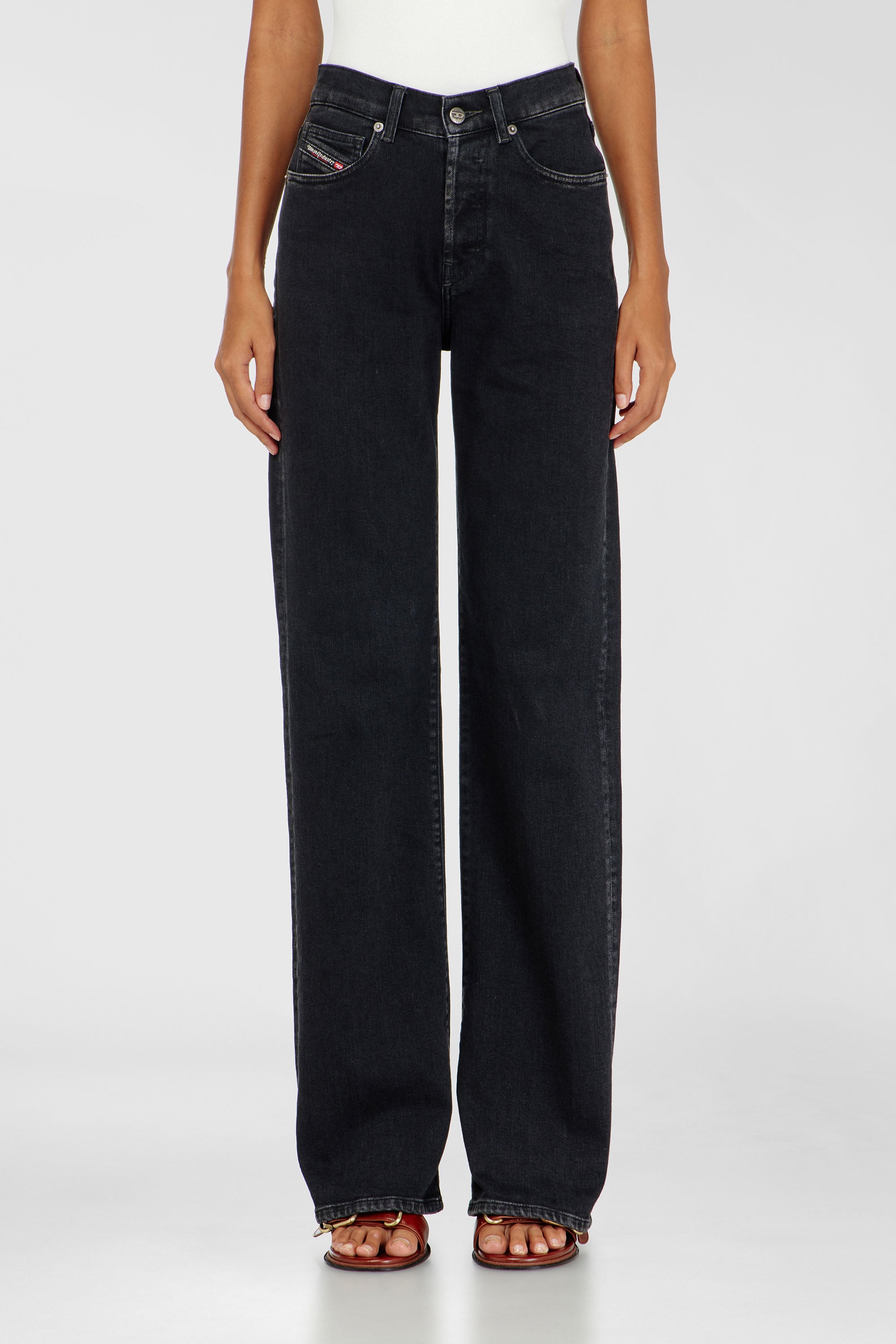 Diesel - Damen Regular Jeans 1971 D-Sent 09N89, Schwarz/Dunkelgrau - 2