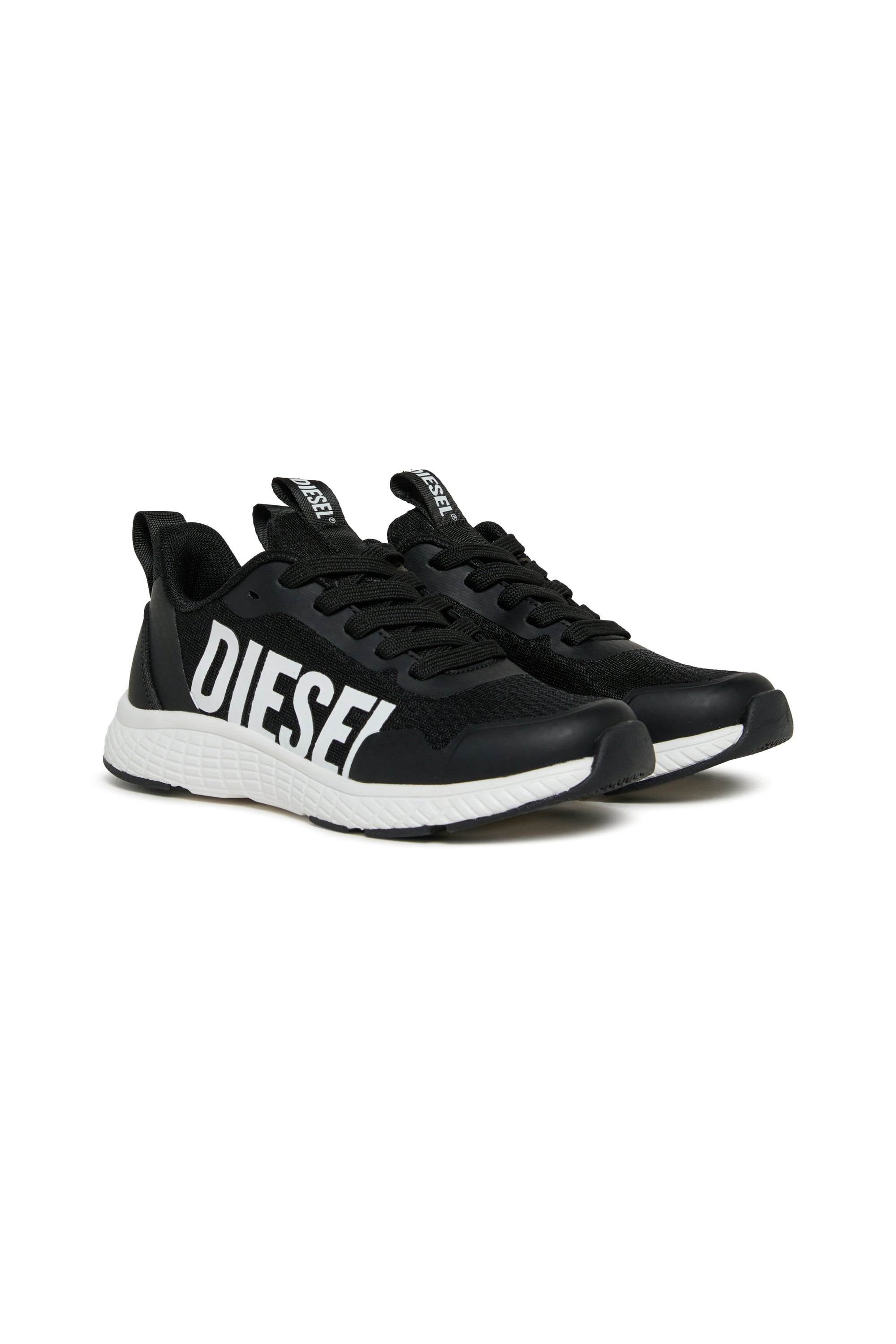Diesel - S-RUNCOUT, Unisex S-Runcout - Sneakers mit maxi Diesel Logo in Schwarz - 2