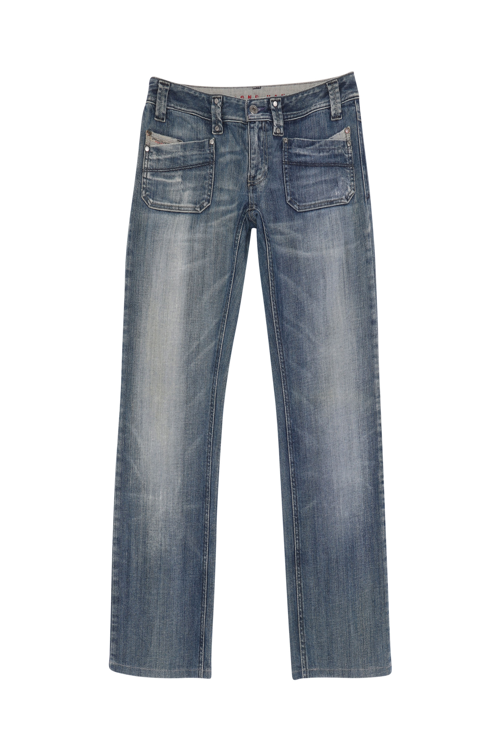 Diesel - KEATE, Damen Diesel Damen - Jeans Dunkelblau in Mittelblau - 1