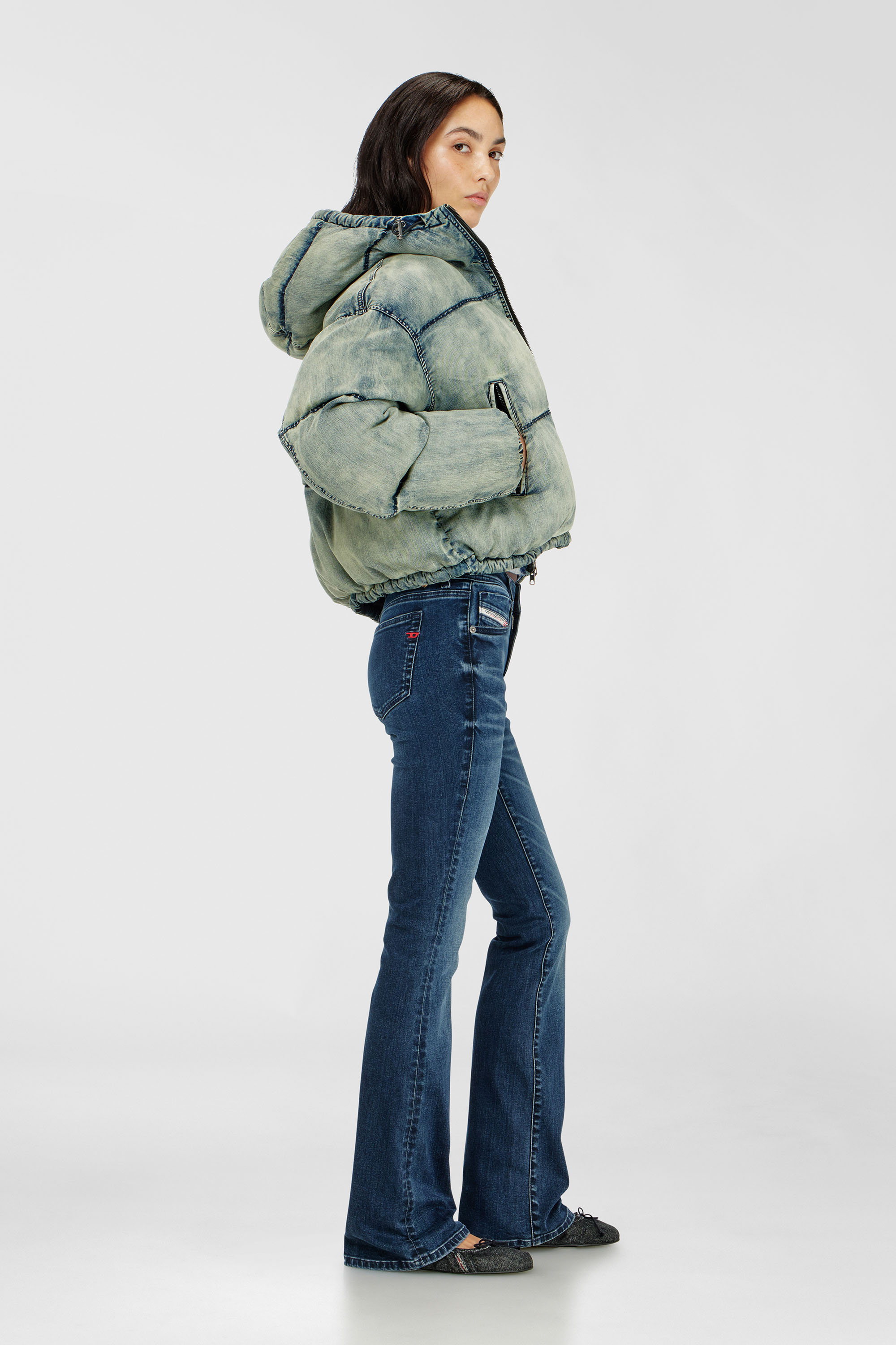 Diesel - Damen Bootcut Jeans 1969 D-Ebbey 0ILDY, Dunkelblau - 2