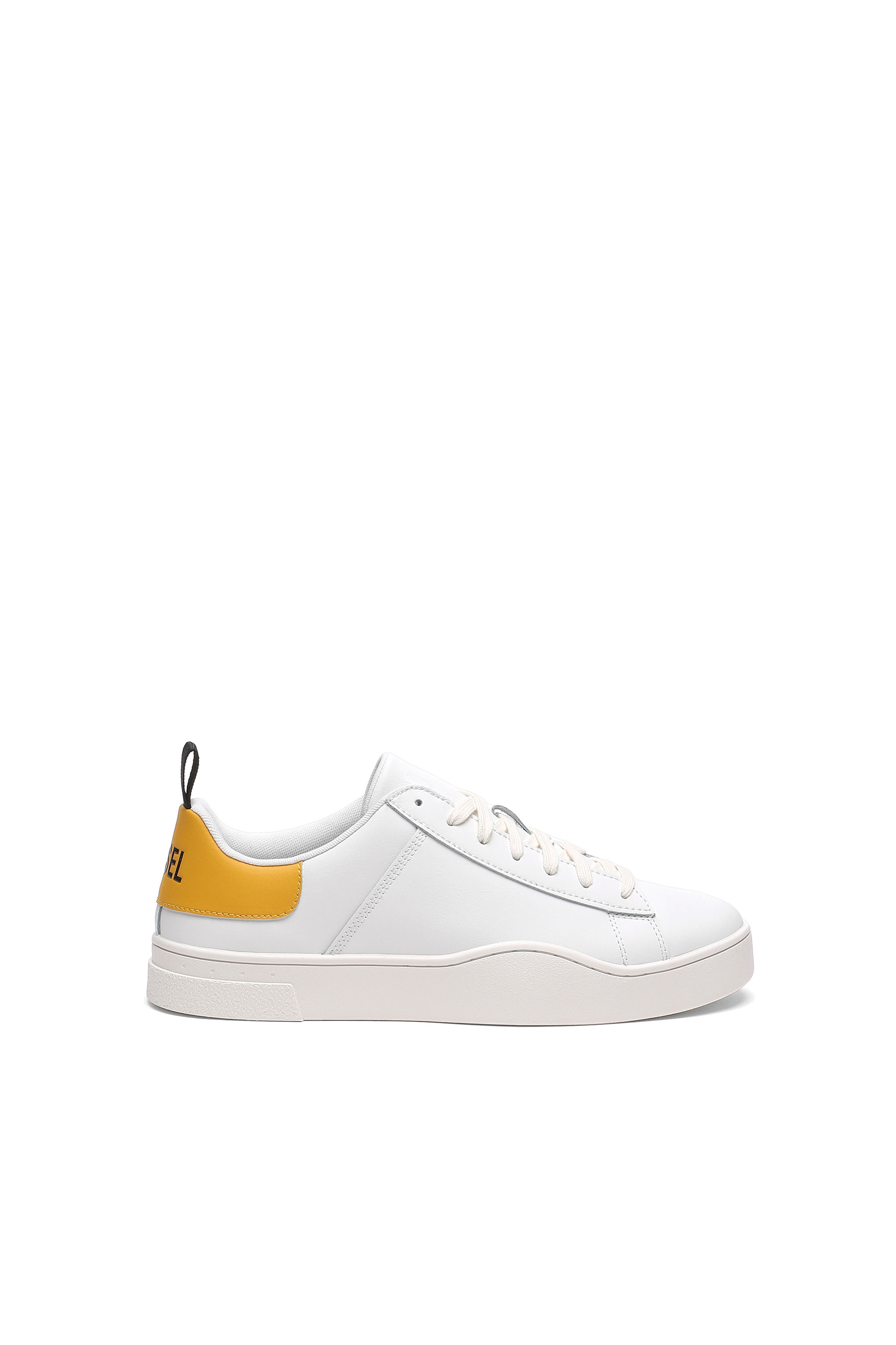 S-CLEVER LOW LACE, Weiss/Gelb - Sneakers
