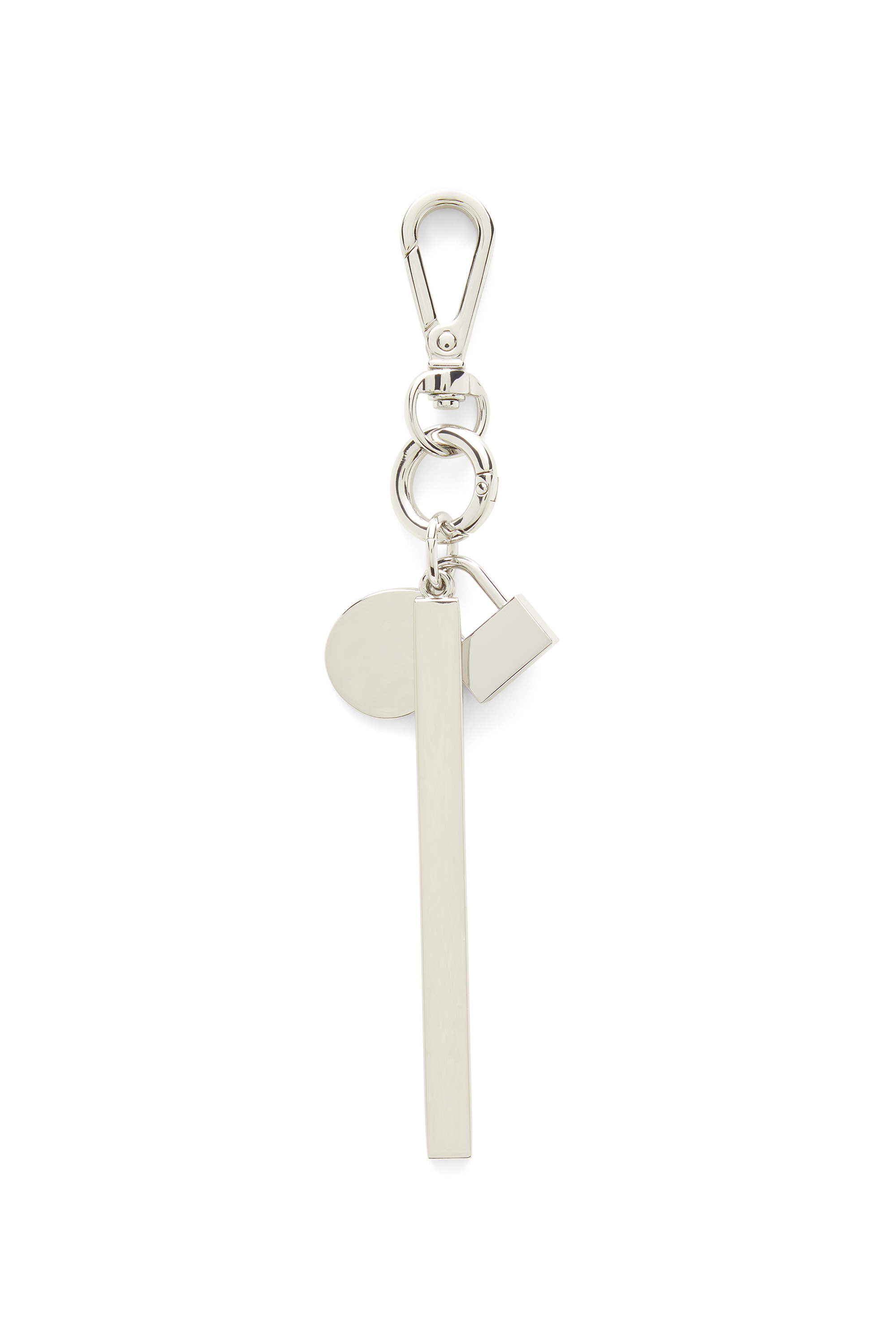 Diesel - TINDER CHARM, Unisex Degrad&eacute; metal Schl&uuml;sselanh&auml;nger in Silber/Rosa - 3