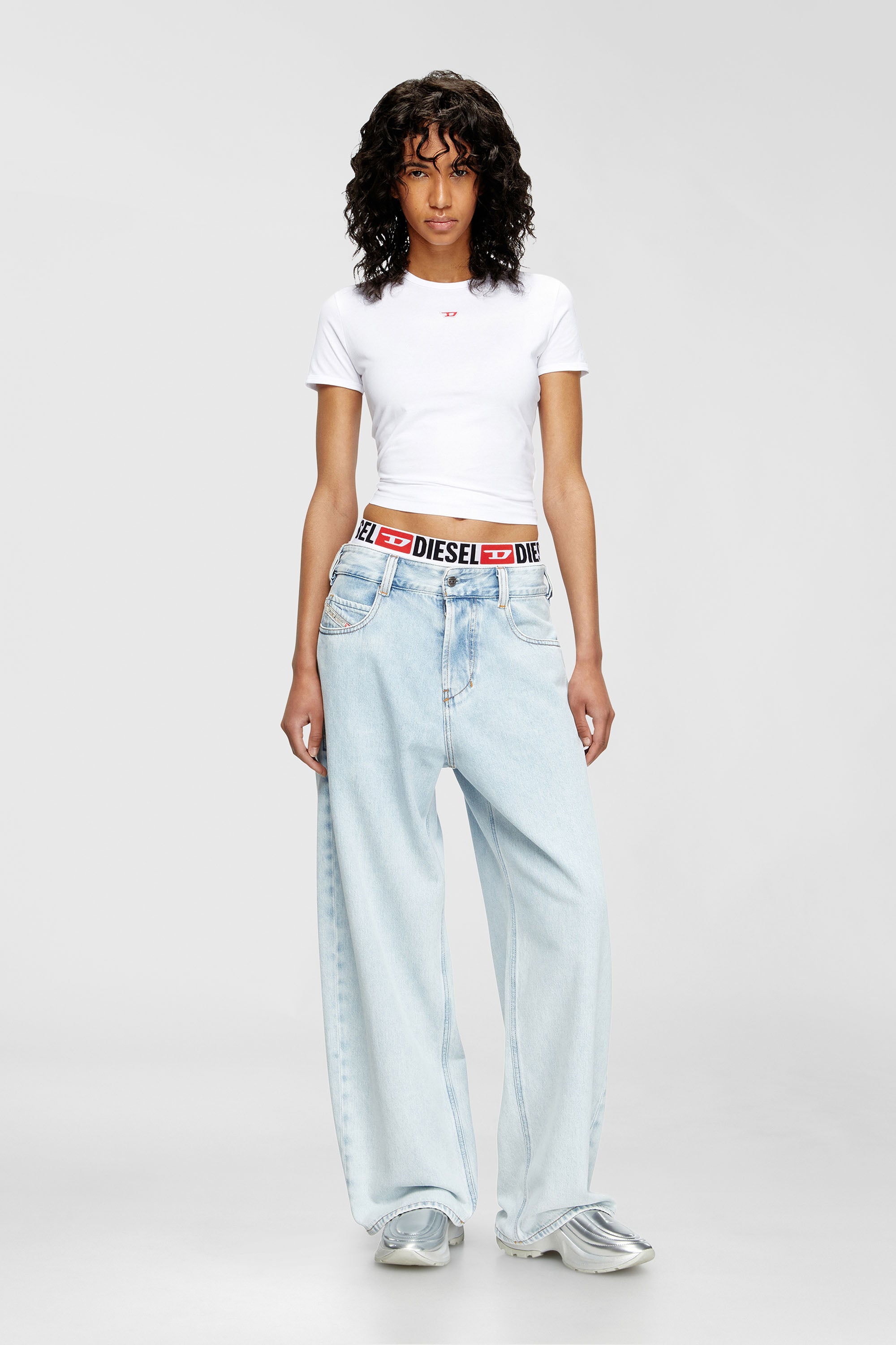Diesel - Unisex Relaxed Jeans 1997 D-Enim-M 09M74, Hellblau - 1