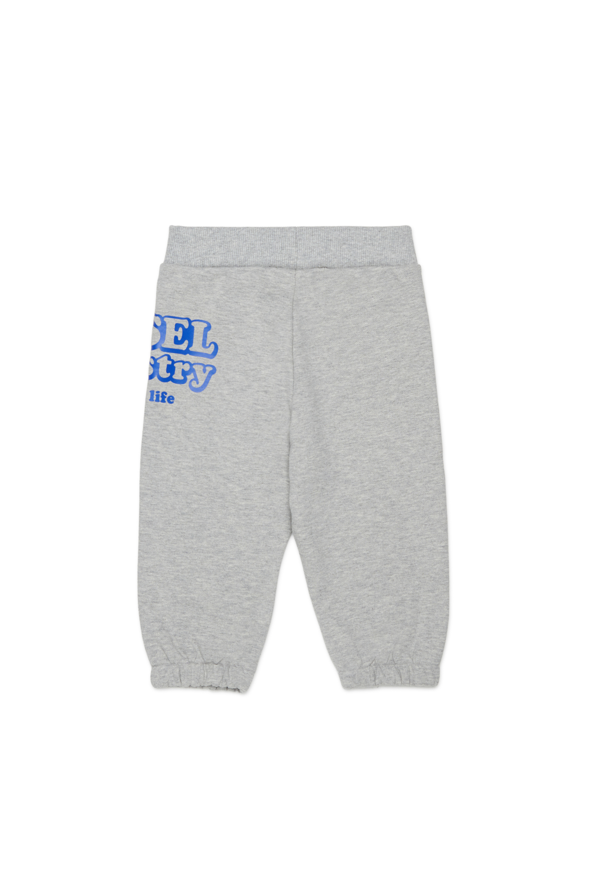 Diesel - PLODIMIB, Herren Sweatpants aus Baumwolle mit Diesel Industry Print in Grau - 2
