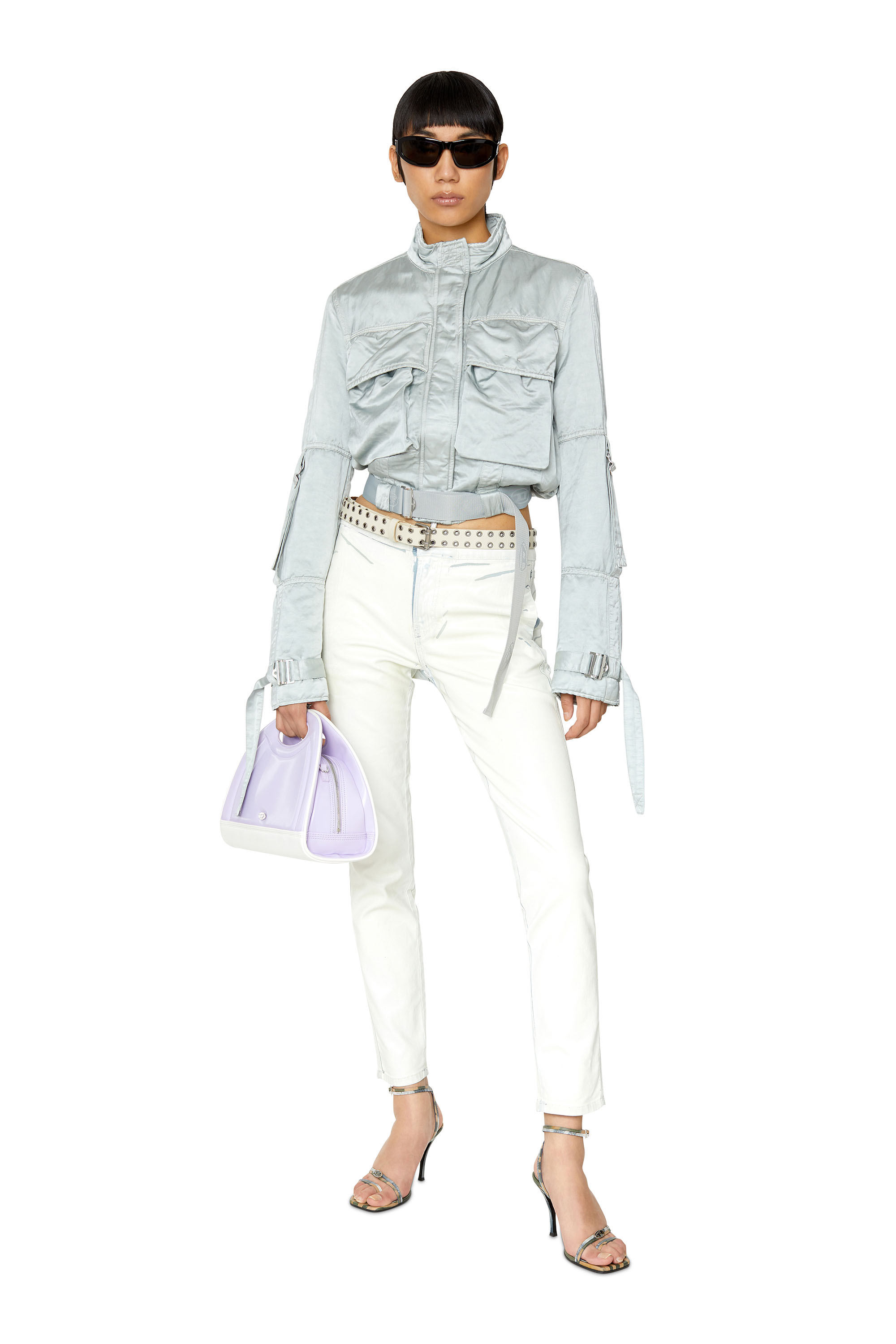 D-Tail Track Denim 068BU Skinny, Weiß Diesel - D-Tail Track Denim 068BU Skinny, Weiß - Image 1