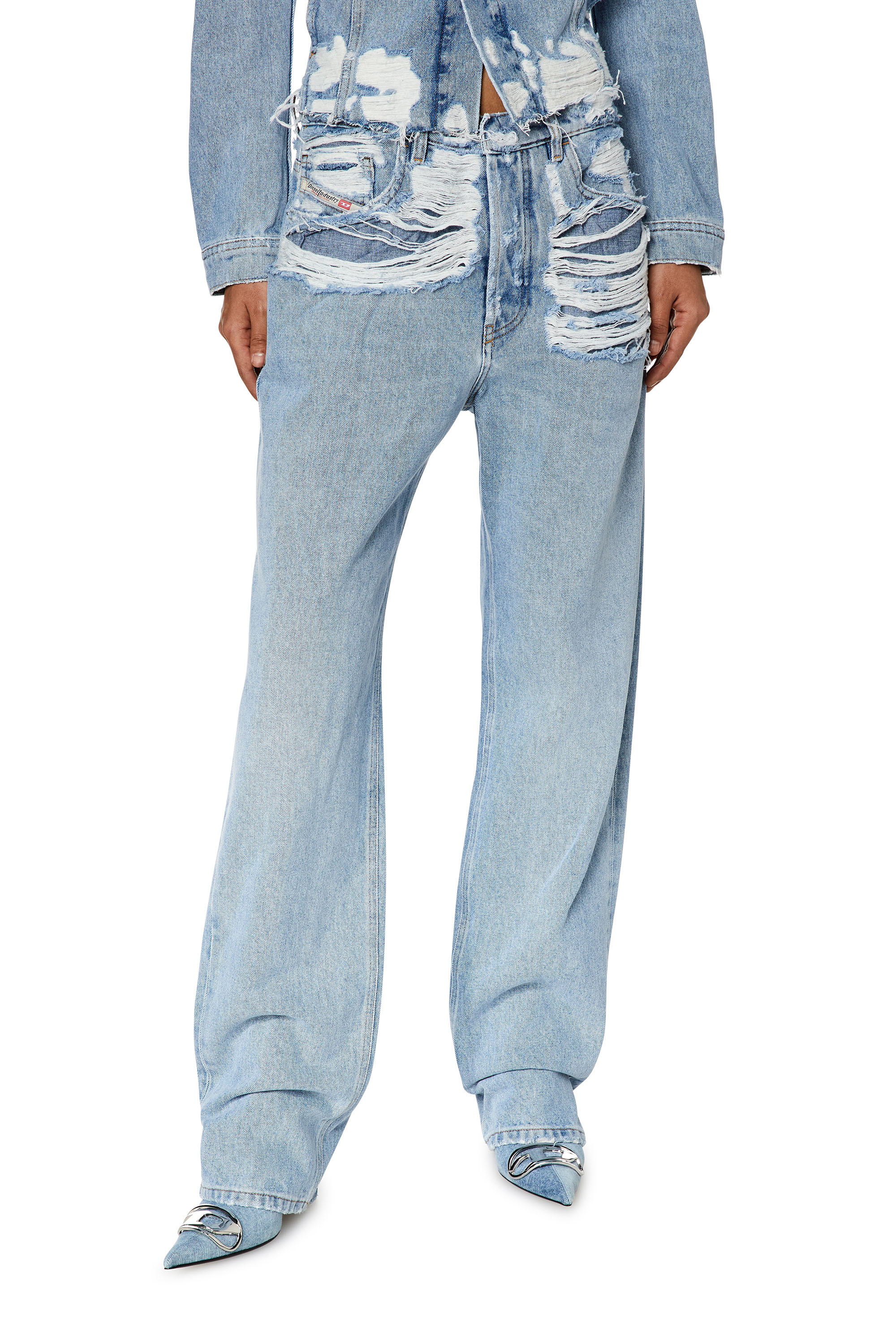 Diesel - Damen Regular Jeans 1988 D-Ark 007S3, Hellblau - 3
