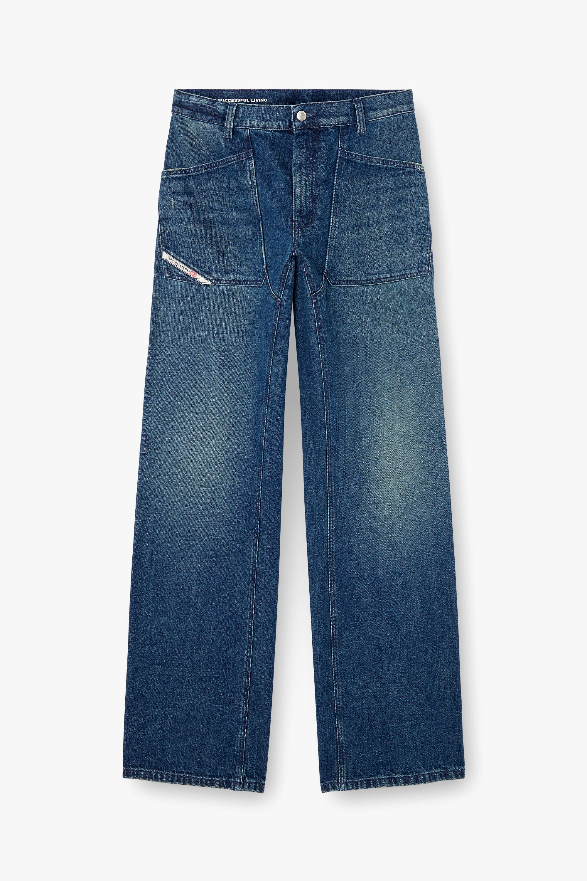 Relaxed Jeans D-Zeta 0DBDS, Dunkelblau Diesel - Herren Relaxed Jeans D-Zeta 0DBDS, Dunkelblau - 2