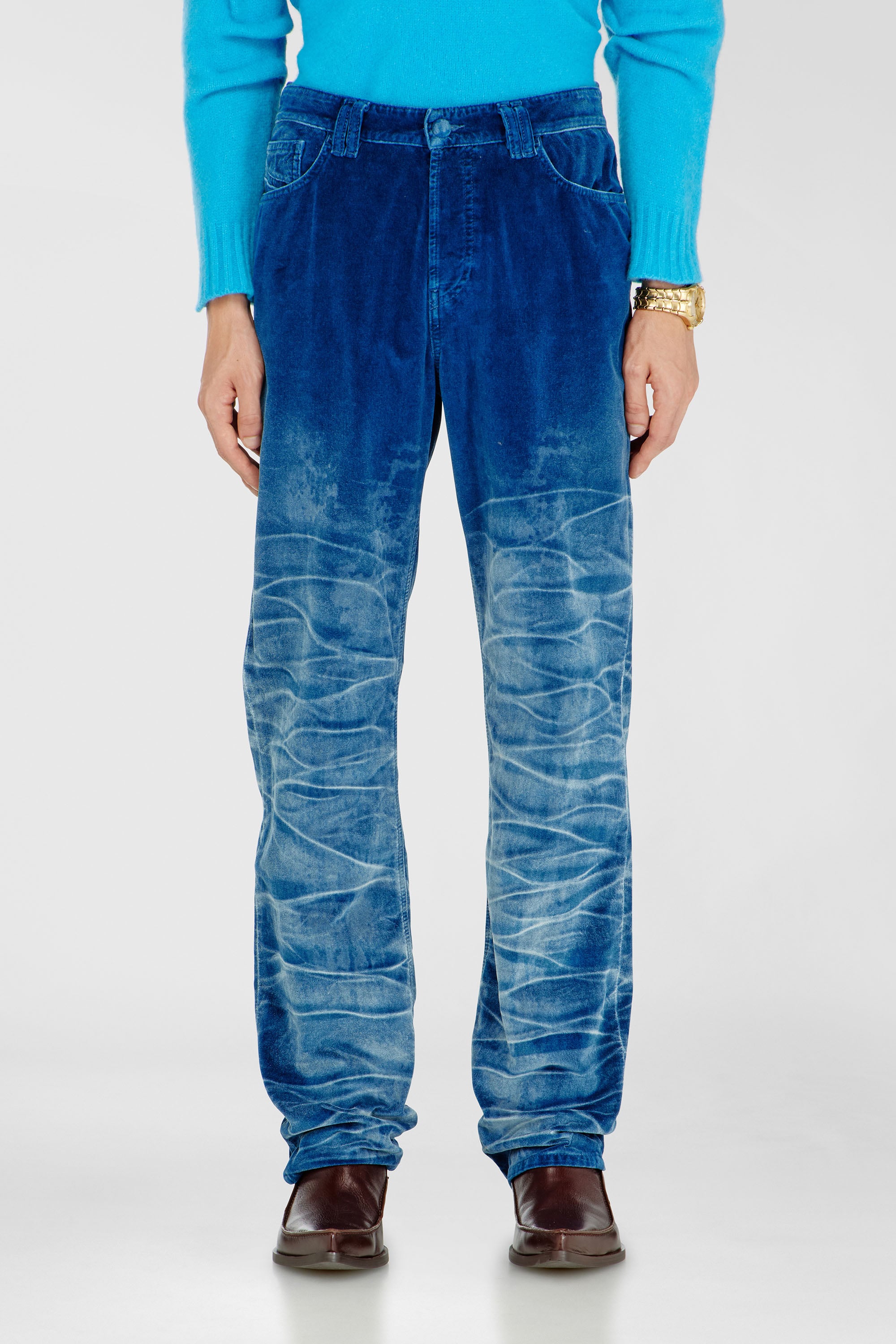 Diesel - Herren Regular Jeans 1991 D-Voeed 003PF, Dunkelblau - 1