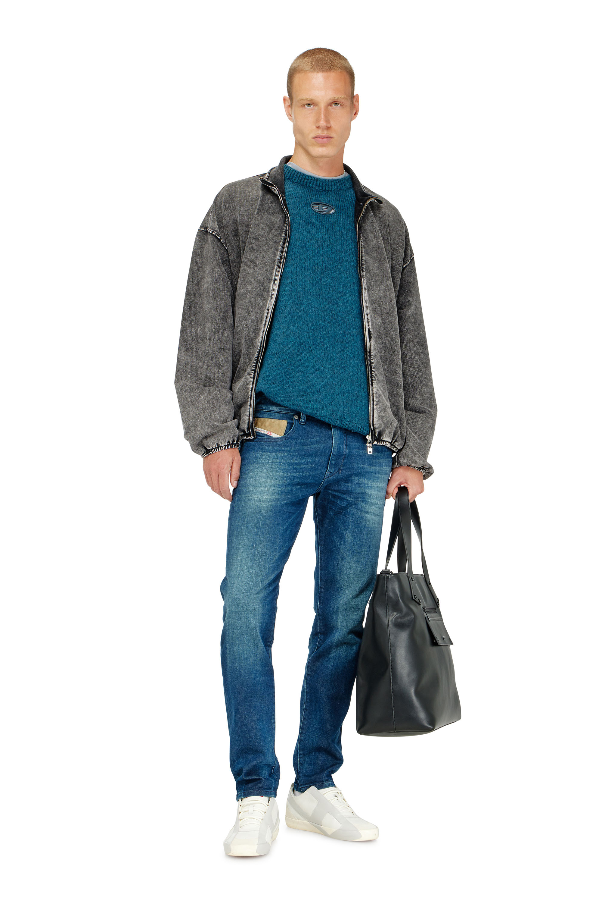 Diesel - Herren Slim Jeans 2019 D-Strukt 0PBBZ, Mittelblau - 1