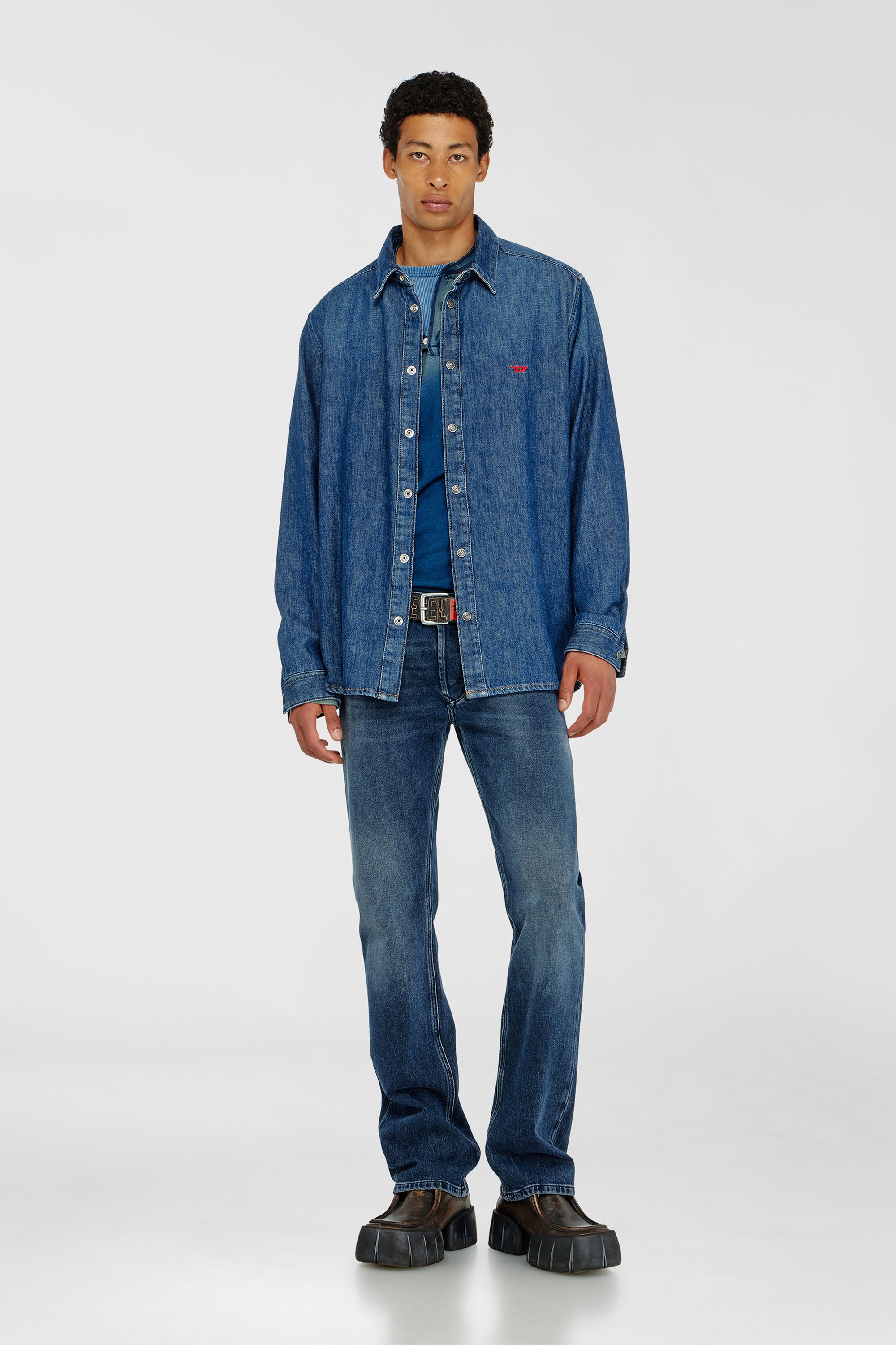 Diesel - Herren Regular Jeans 1985 Larkee 0KBBM, Dunkelblau - 2