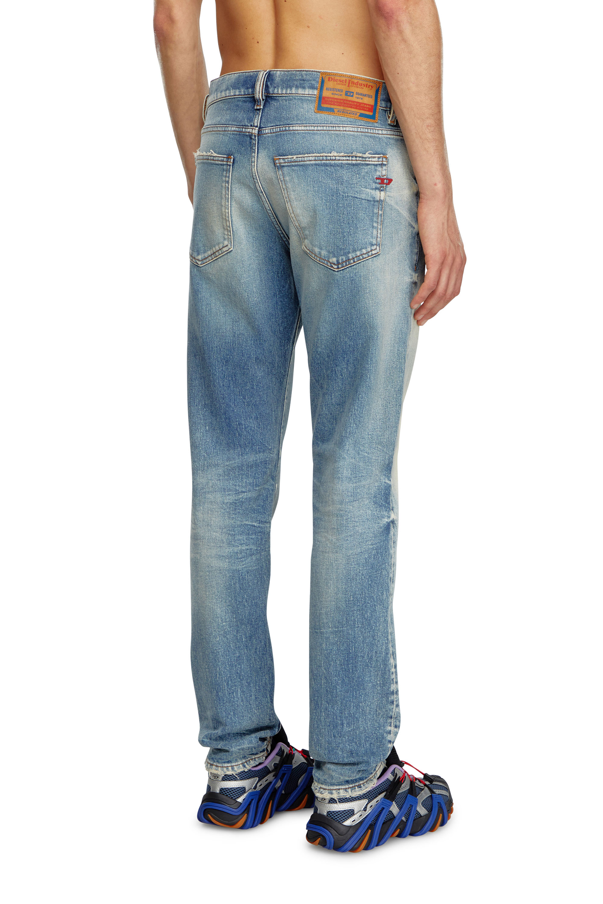 Diesel - Herren Slim Jeans 2019 D-Strukt 007V8, Mittelblau - Image 4