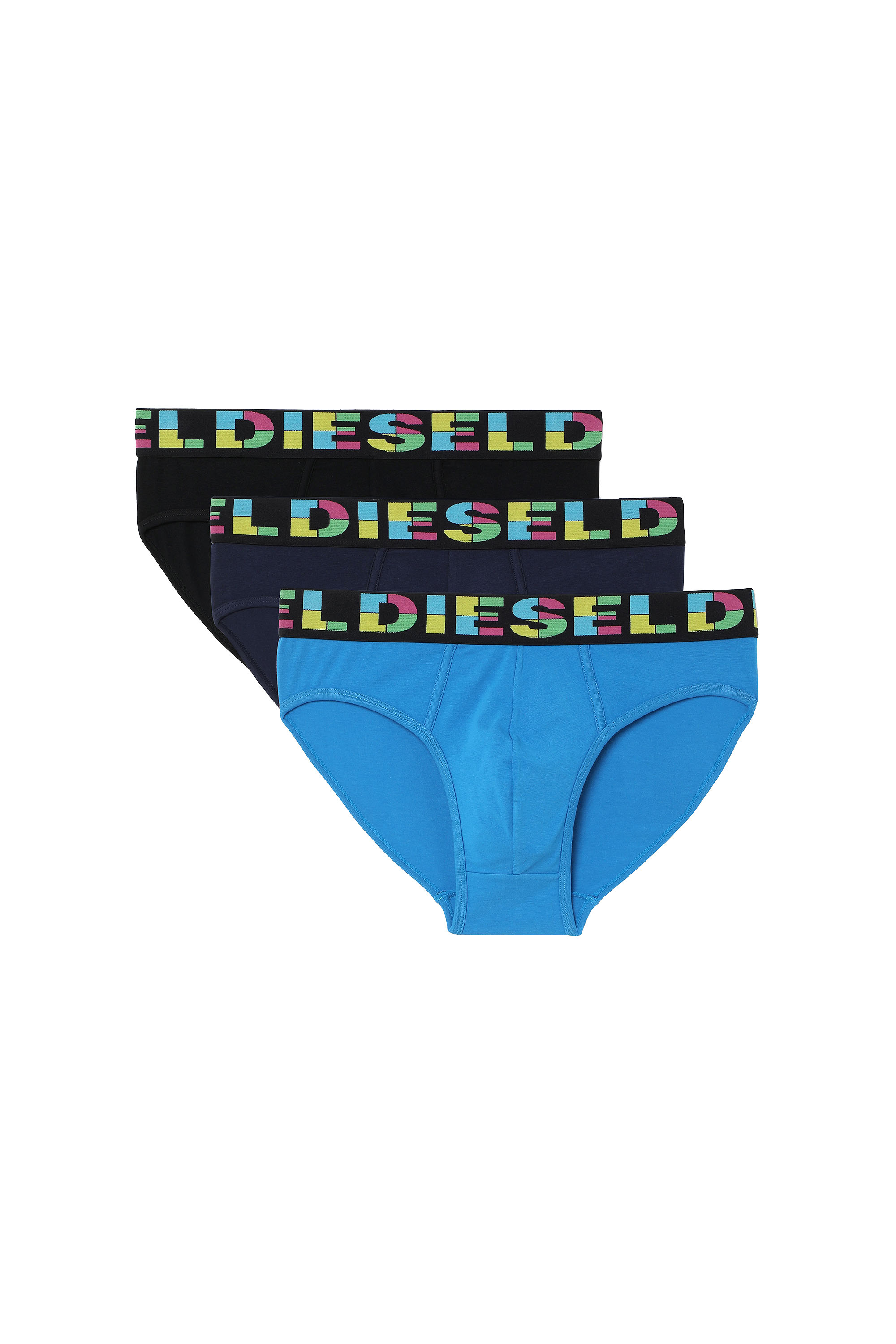 UMBR-ANDRETHREEPACK, Blau/Schwarz - Slips