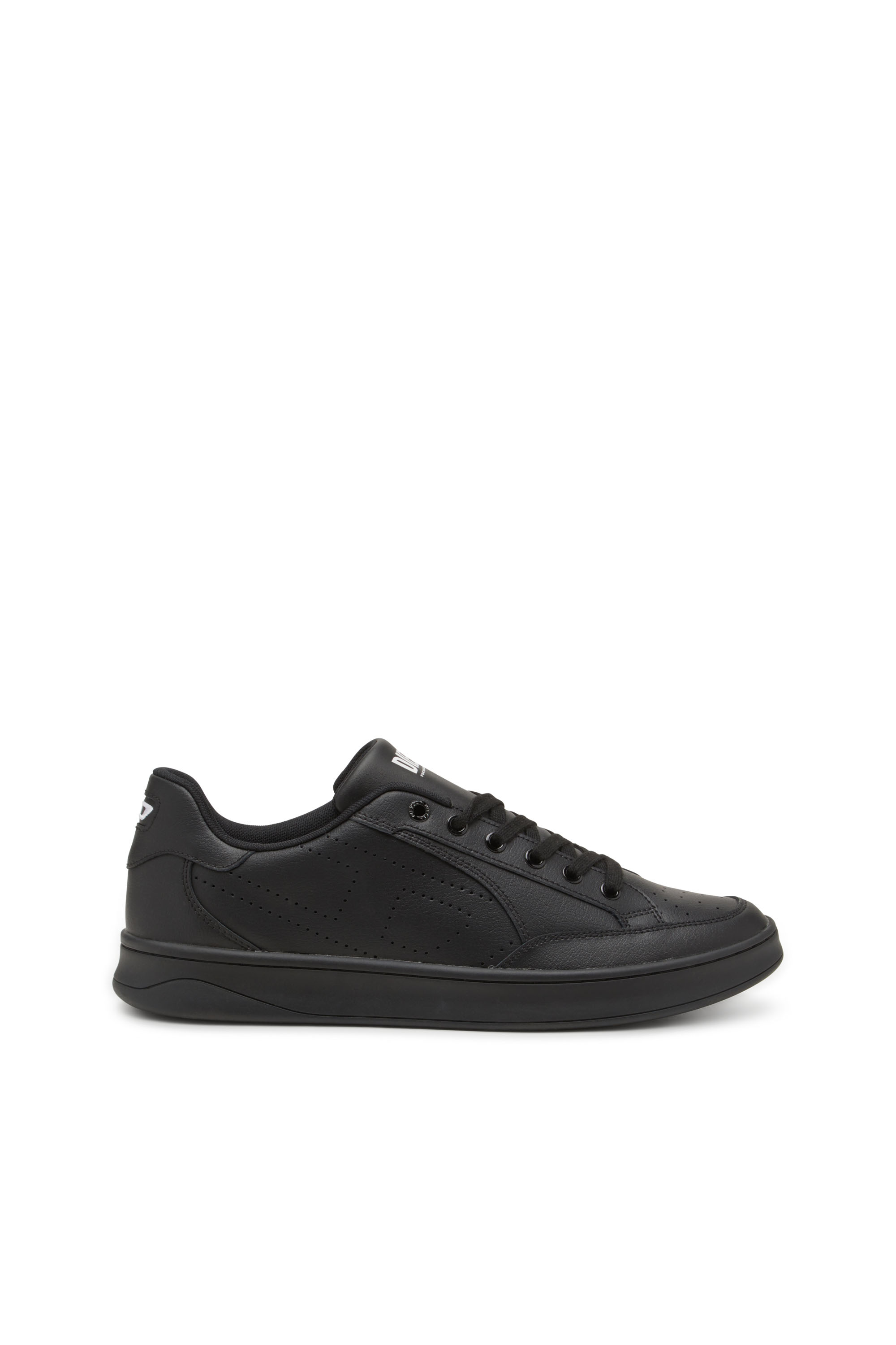 Diesel - S-DAKOTA LOW, Herren S-Dakota-Sneakers aus Leder mit perforiertem Logo in Schwarz - 1