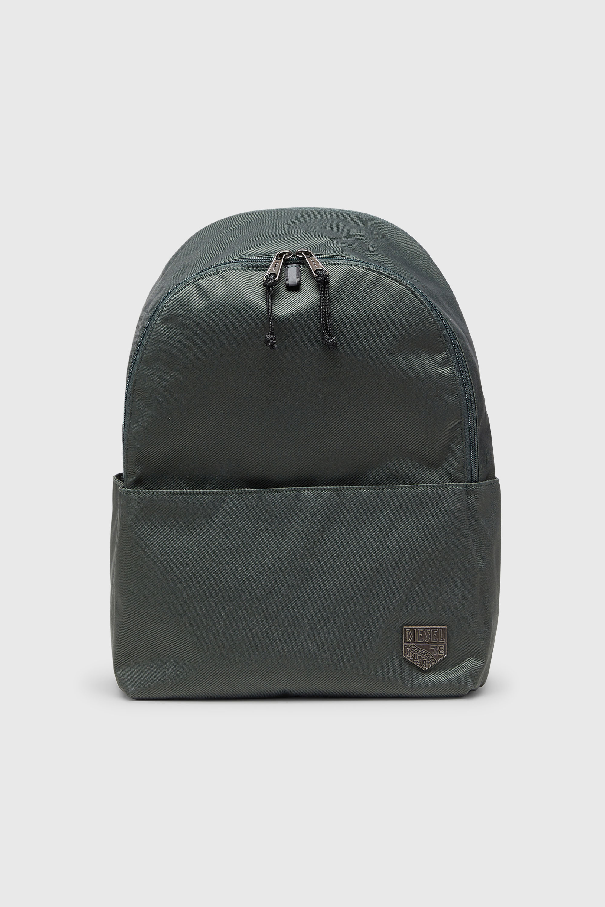 Diesel - D-PACK BACKPACK X, Unisex D-Pack - Nylon-Rucksack mit Emblem-Logo in Dunkelgr&uuml;n - 1