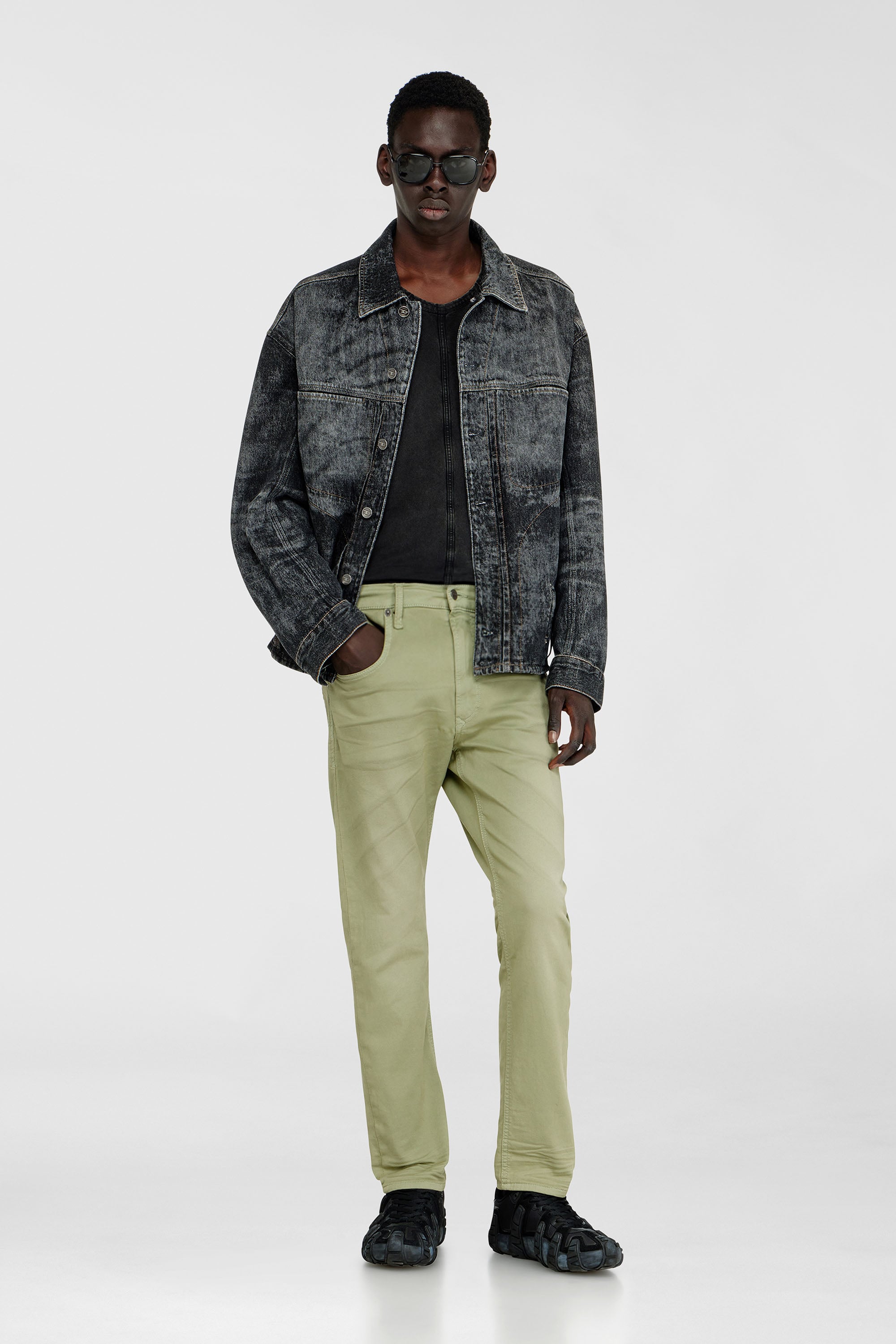 Diesel - Herren Regular 2032 D-Krooley-BW Joggjeans&reg; 0670M, Olivgr&uuml;n - 1