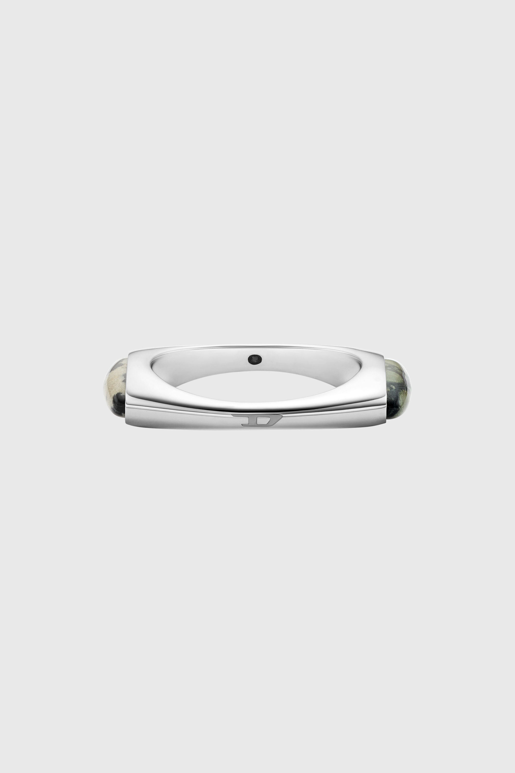 Diesel - DX167940 JEWELLERY, Unisex Siegelring aus Edelstahl in Silber - 3