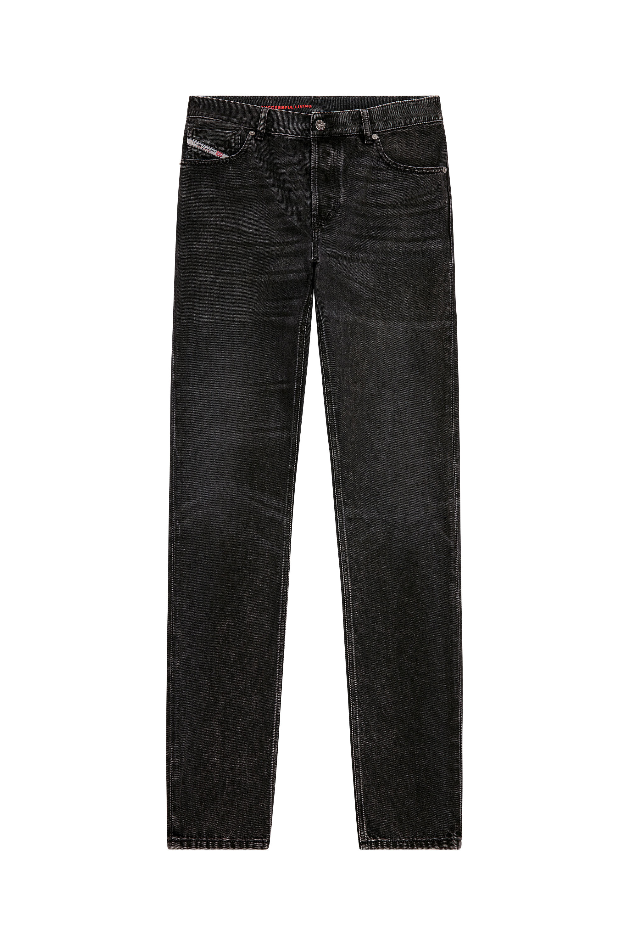 Diesel - Straight Jeans 1995 D-Sark 09B88, Schwarz/Dunkelgrau - Image 5
