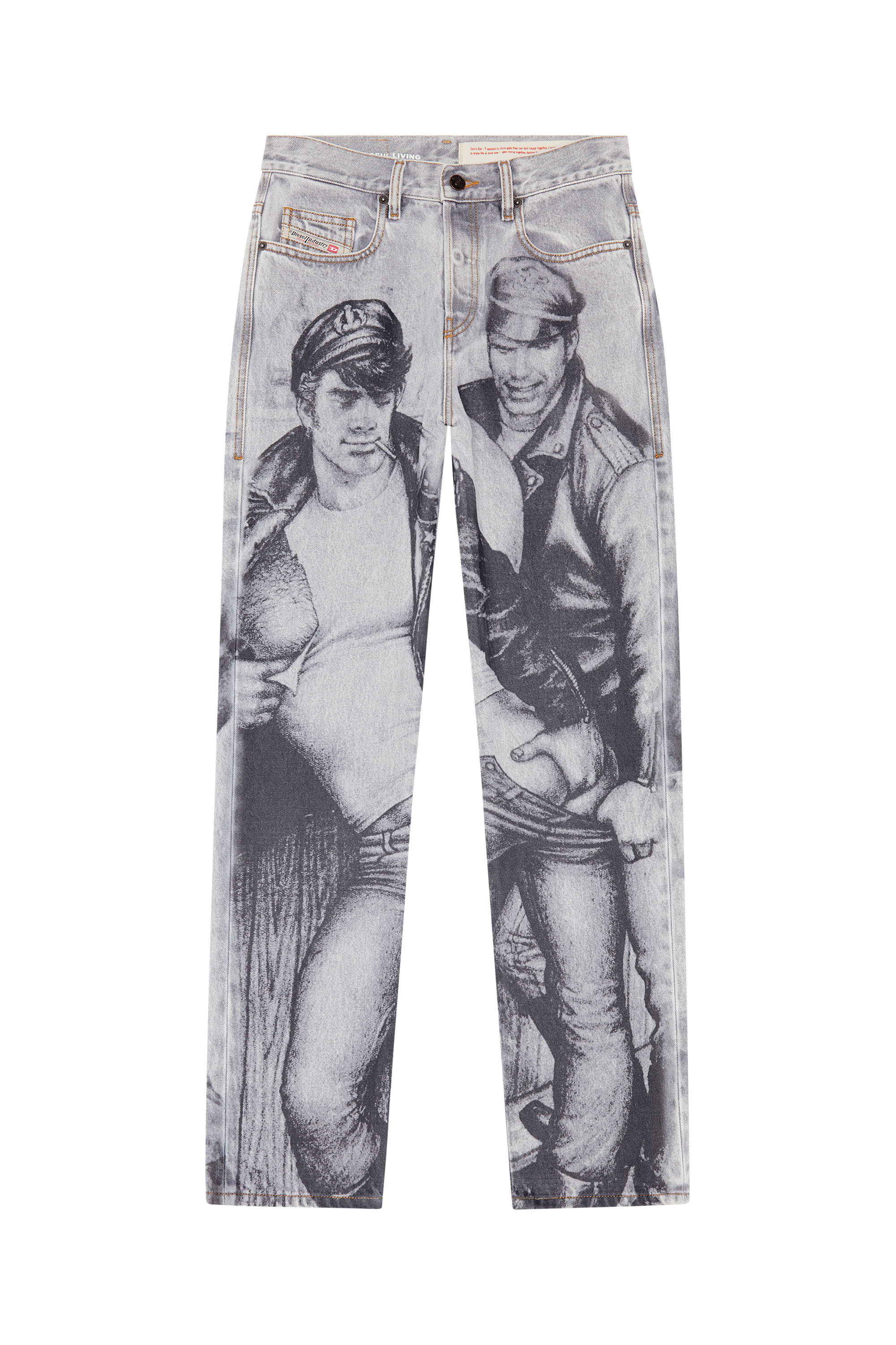 Diesel - 2020 D-Viker 007F8 Straight Jeans, Grau - Image 7