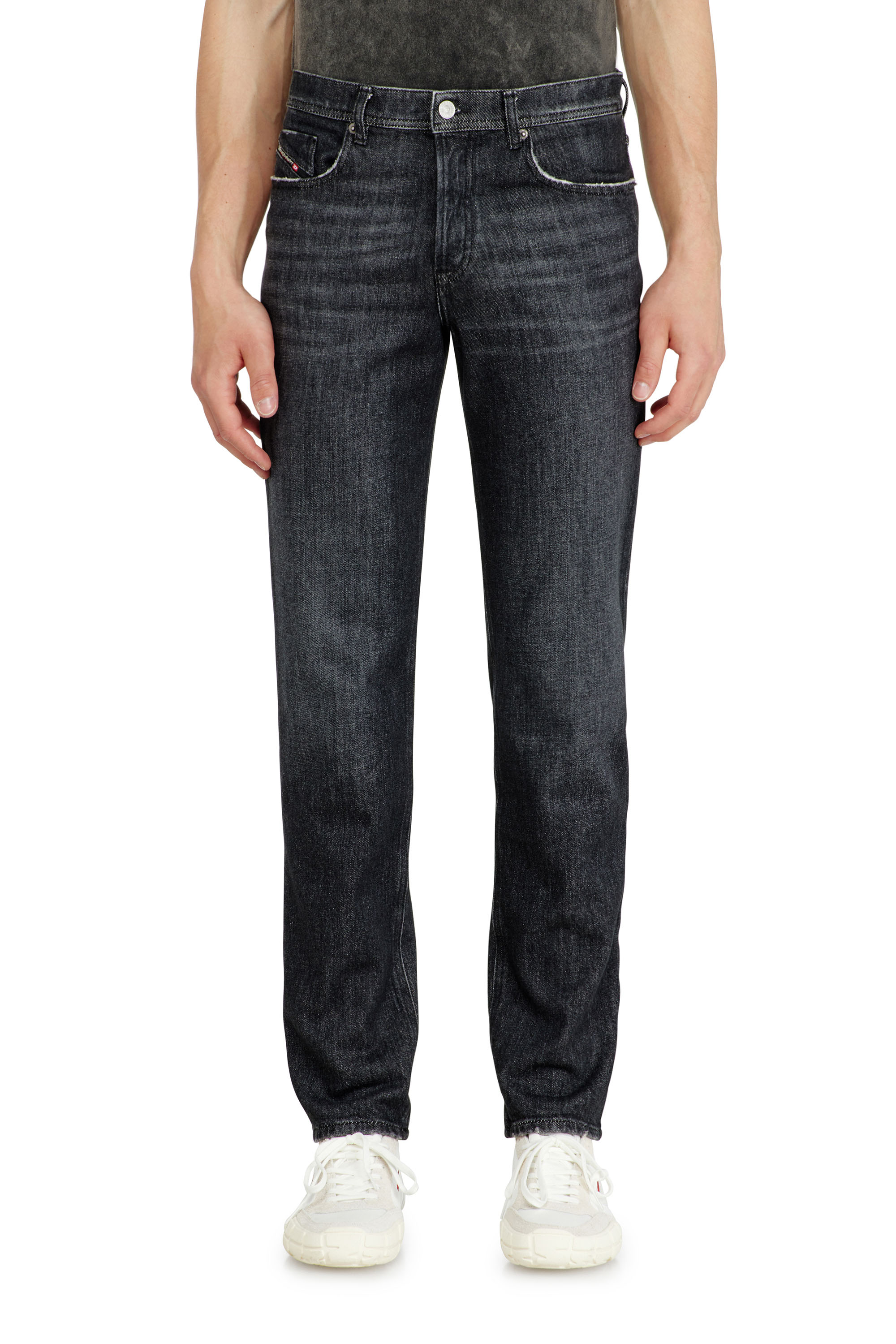 Diesel - Herren Regular Jeans 2023 D-Finitive 09P79, Schwarz/Dunkelgrau - 1