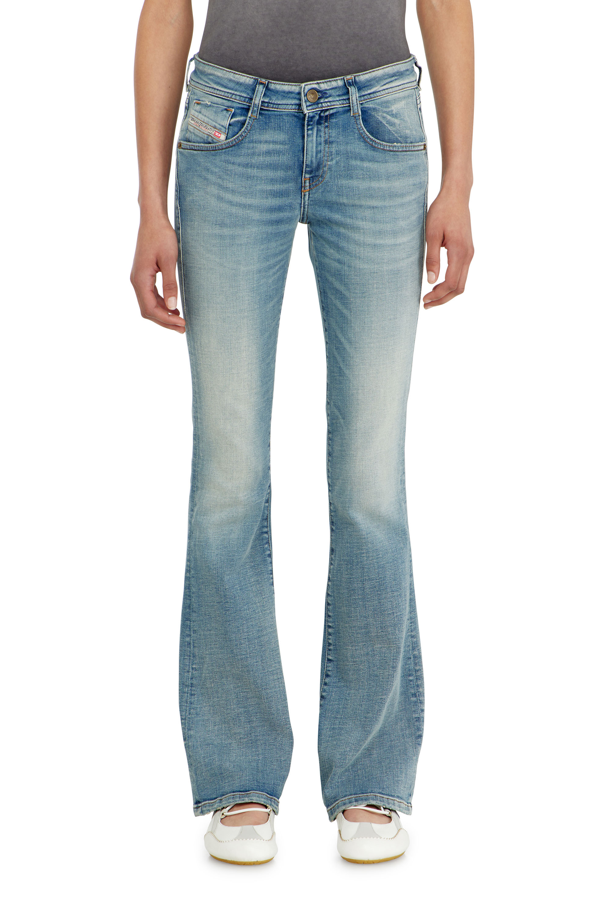 Diesel - Damen Bootcut Jeans 1969 D-Ebbey 09P42, Hellblau - 4