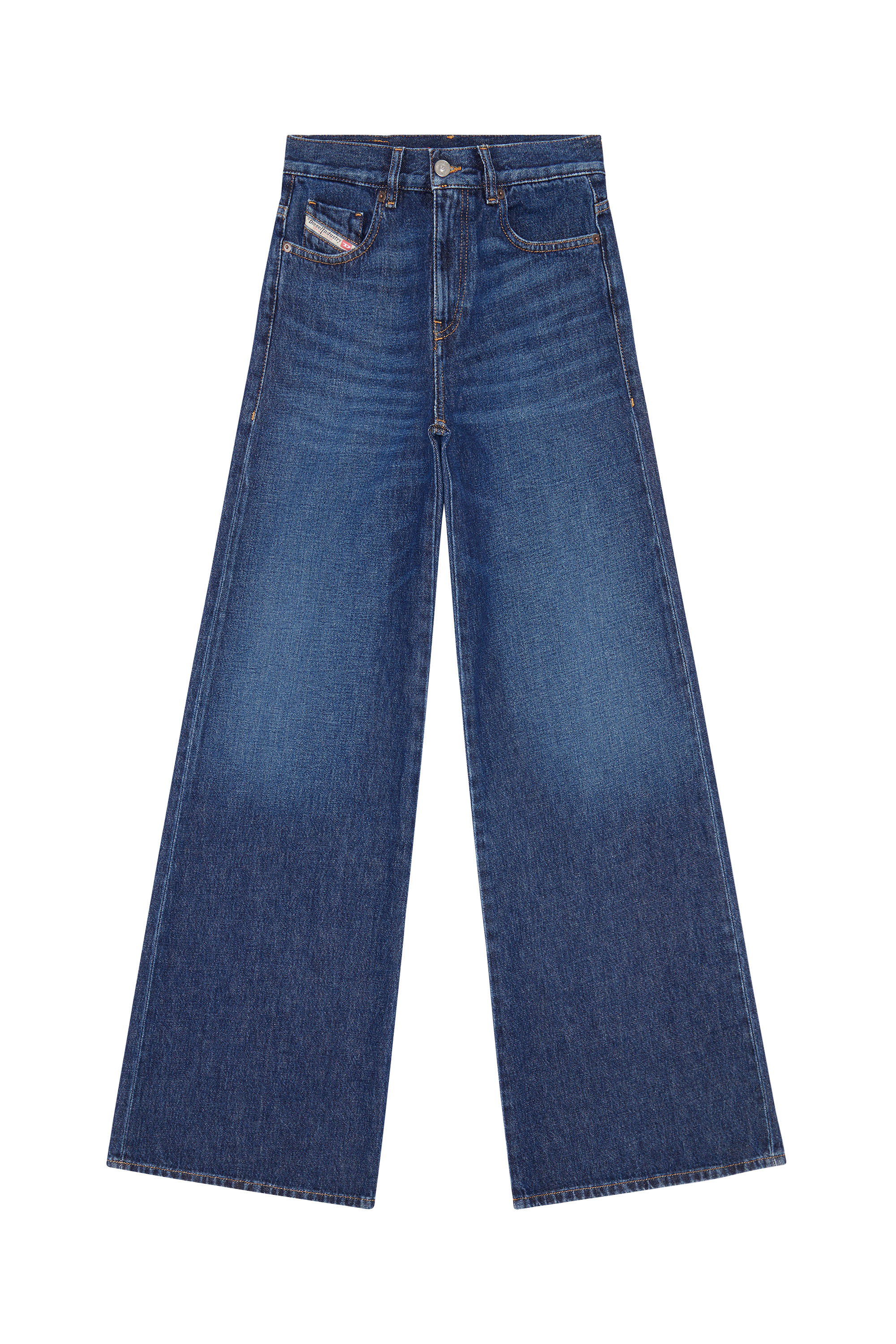 1978 D-Akemi 09C03 Bootcut and Flare Jeans, Dunkelblau - Jeans
