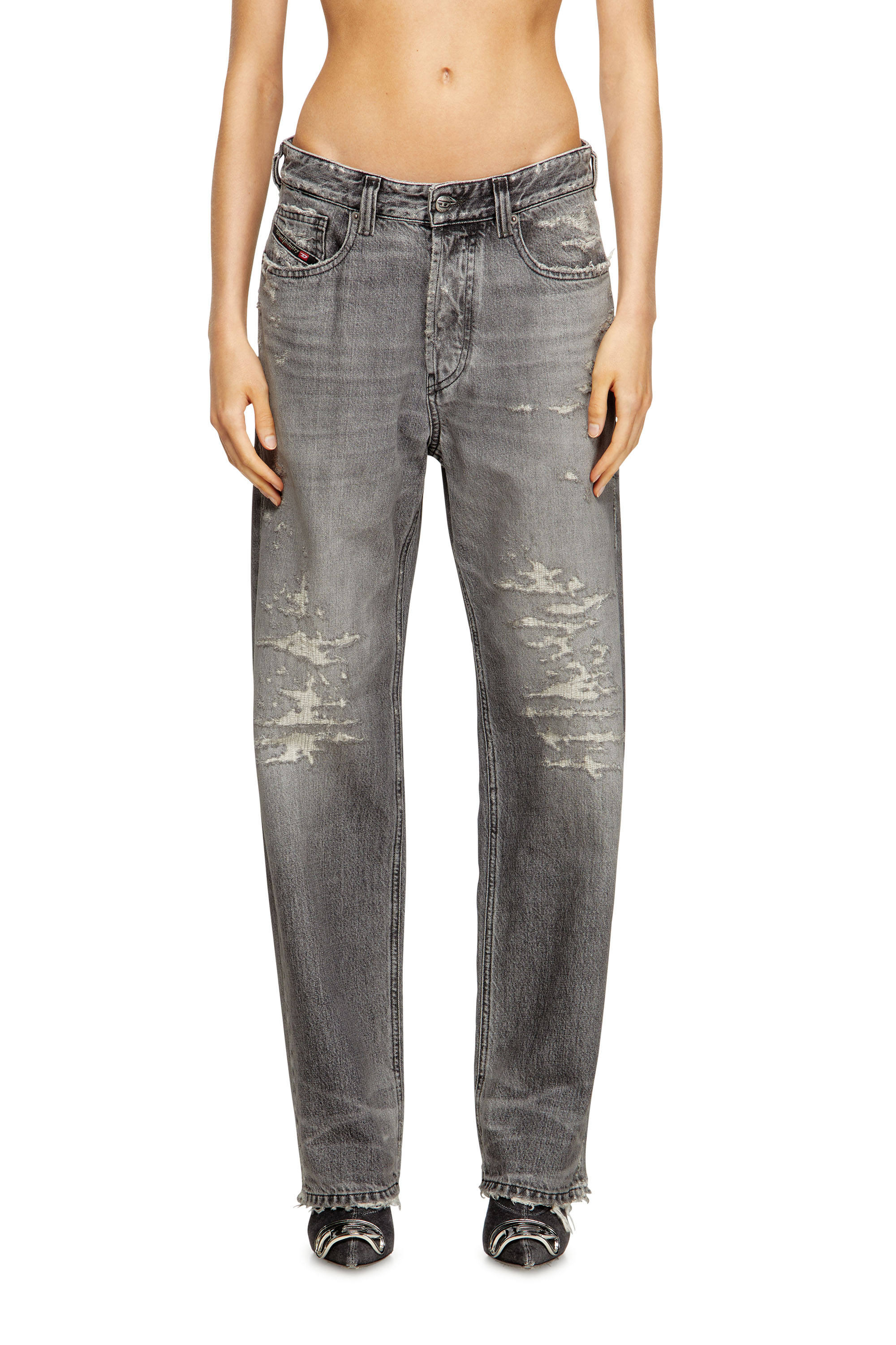 Diesel - Damen Regular Jeans 1988 D-Ark 09M64, Grau - 1