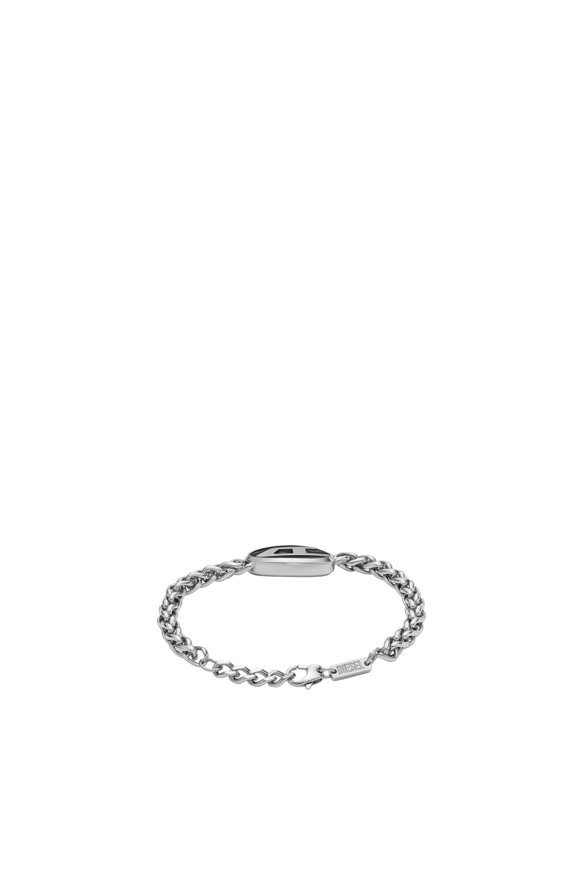 Diesel - DX1469, Unisex Stainless steel chain bracelet in Silver - Image 2